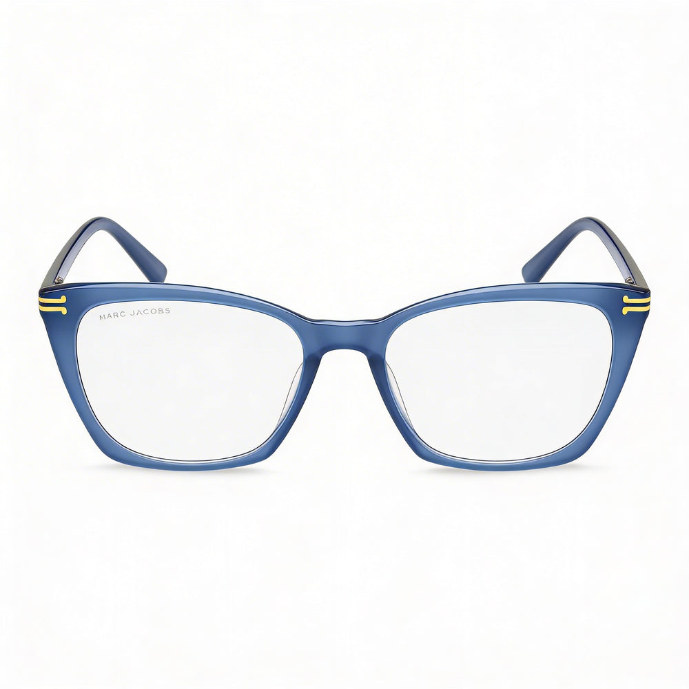 Gafas de sol Marc Jacobs Mj 1096 para mujer con montura de plástico azul, lentes de policarbonato y 54 mm de ancho de lente