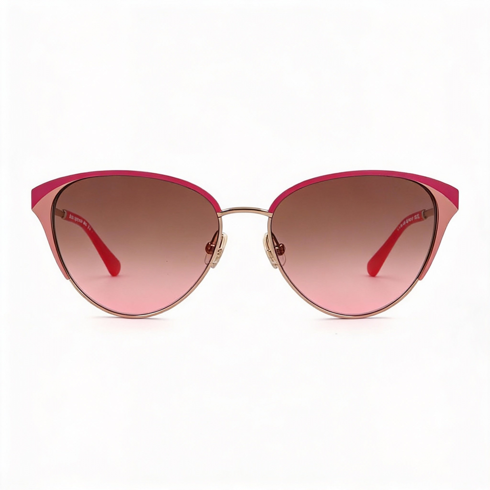 Gafas Kate Spade New York Ianna/G/S para mujer, de acero inoxidable, con protección UV, en color oro rosa, marrón y rosa degradado, talla 56-16-140, Photo 2