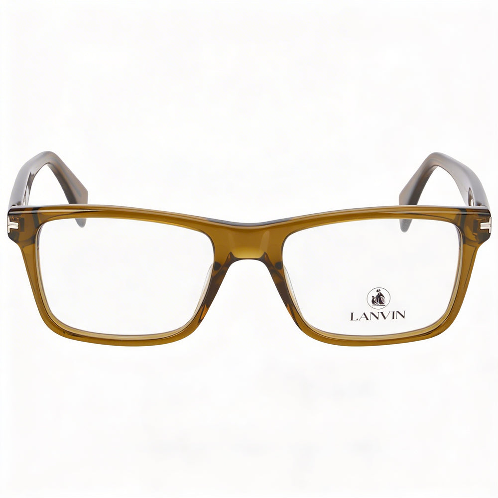 Lanvin LNV2612 Unisex Casual Style Acetate Frame Non-Polarized Sunglasses with Polycarbonate Lenses, Khaki, 54mm
