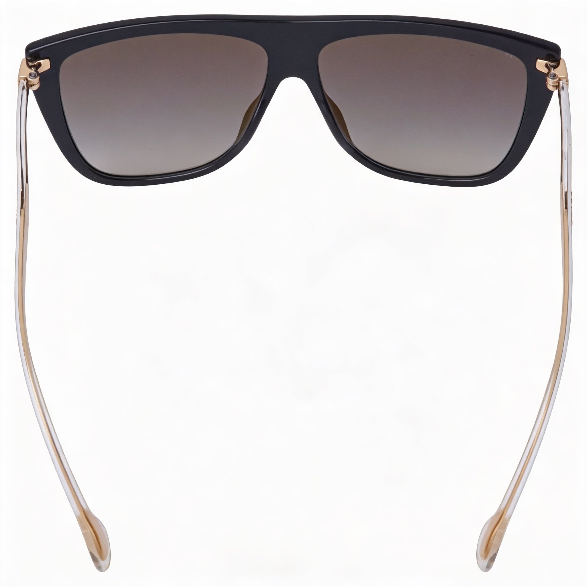 JIMMY CHOO SUVI/S 807/FQ Women's 58mm Black Acetate Cat Eye Sunglasses, Gradient Grey Mirror Non-Polarized UV Protection Lenses, Photo 2