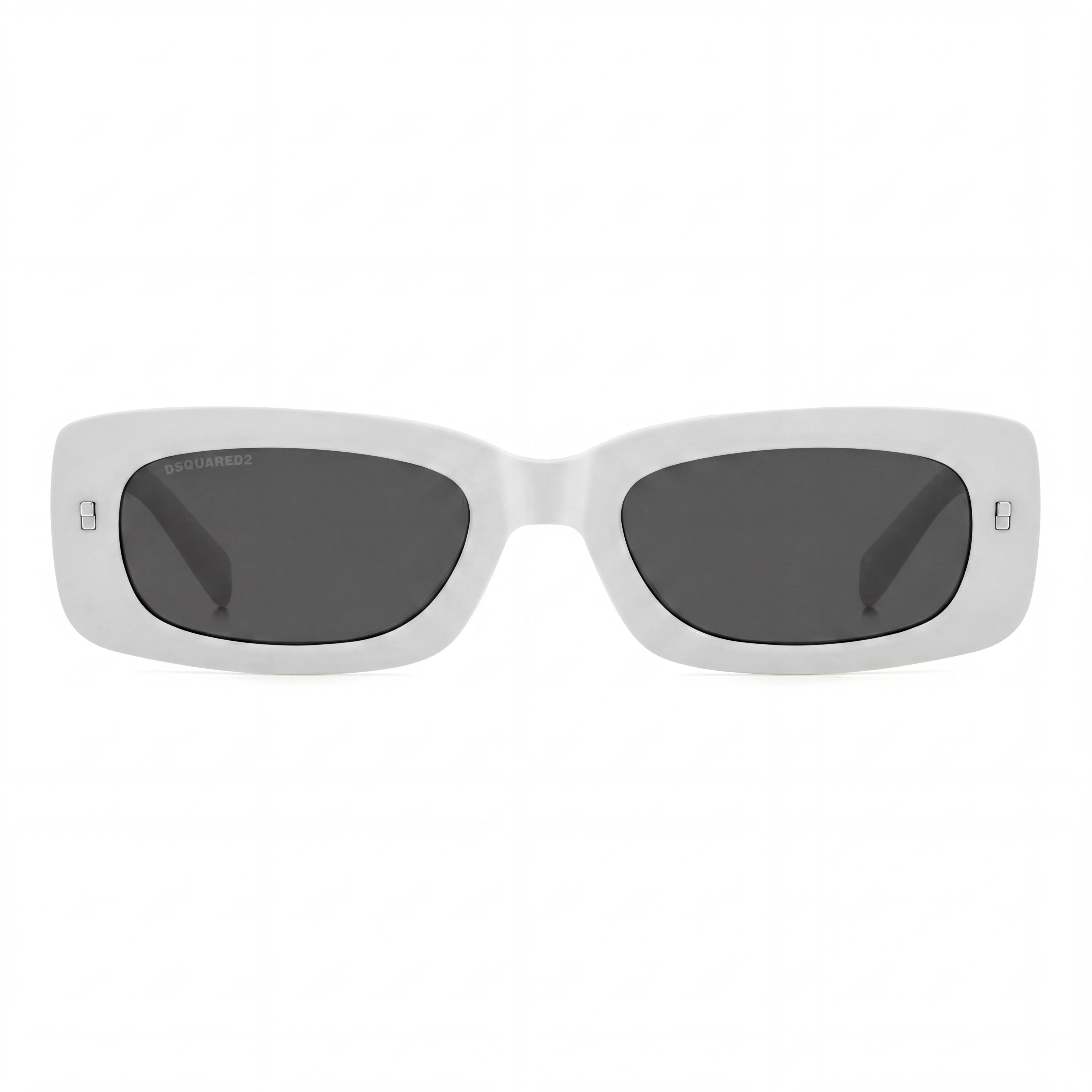 DSQUARED2 ICON 0020/S Gafas de sol casuales para mujer con montura de celulosa blanca, lentes de policarbonato no polarizadas de 52 mm, Photo 2
