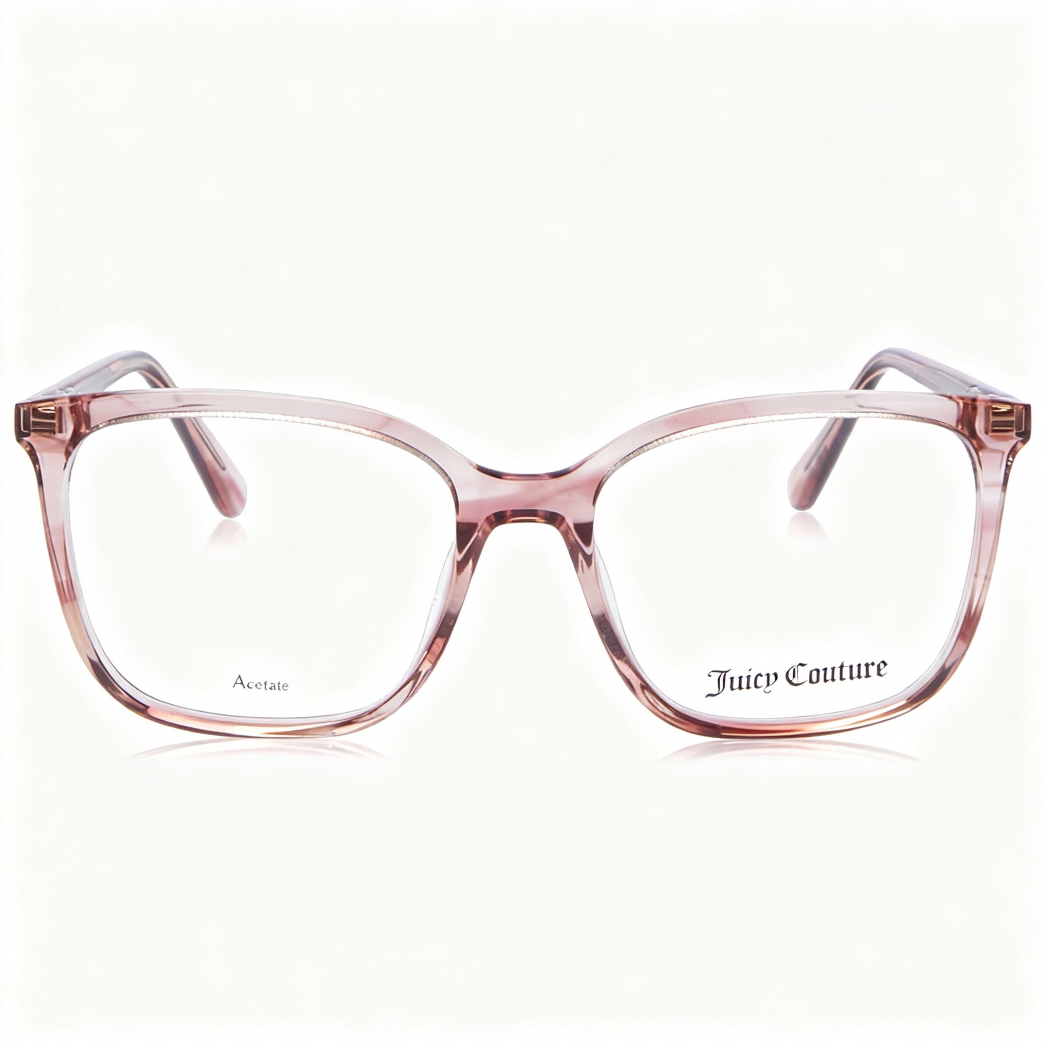 Juicy Couture Ju 225 Women's Modern Style Acetate Crystal Pink Non-polarised Lenses Sunglasses 52-17-140mm