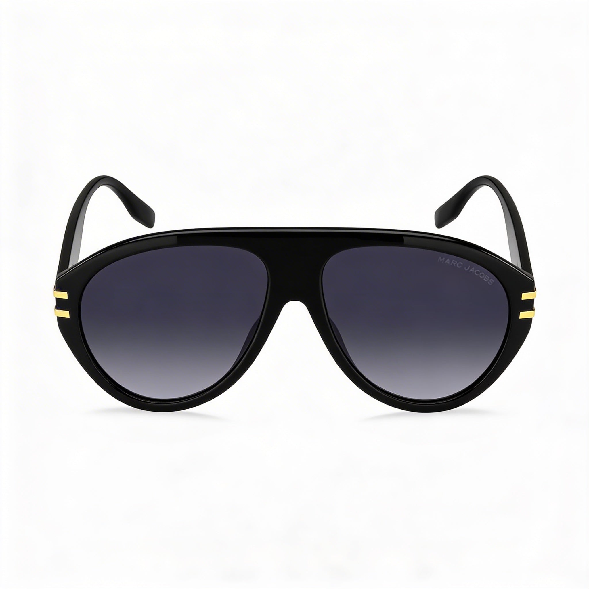 Marc Jacobs MARC 747/S Casual Unisex Acetate Frame Polycarbonate Lens Black Dark Grey Shaded Sunglasses 58mm, Photo 2