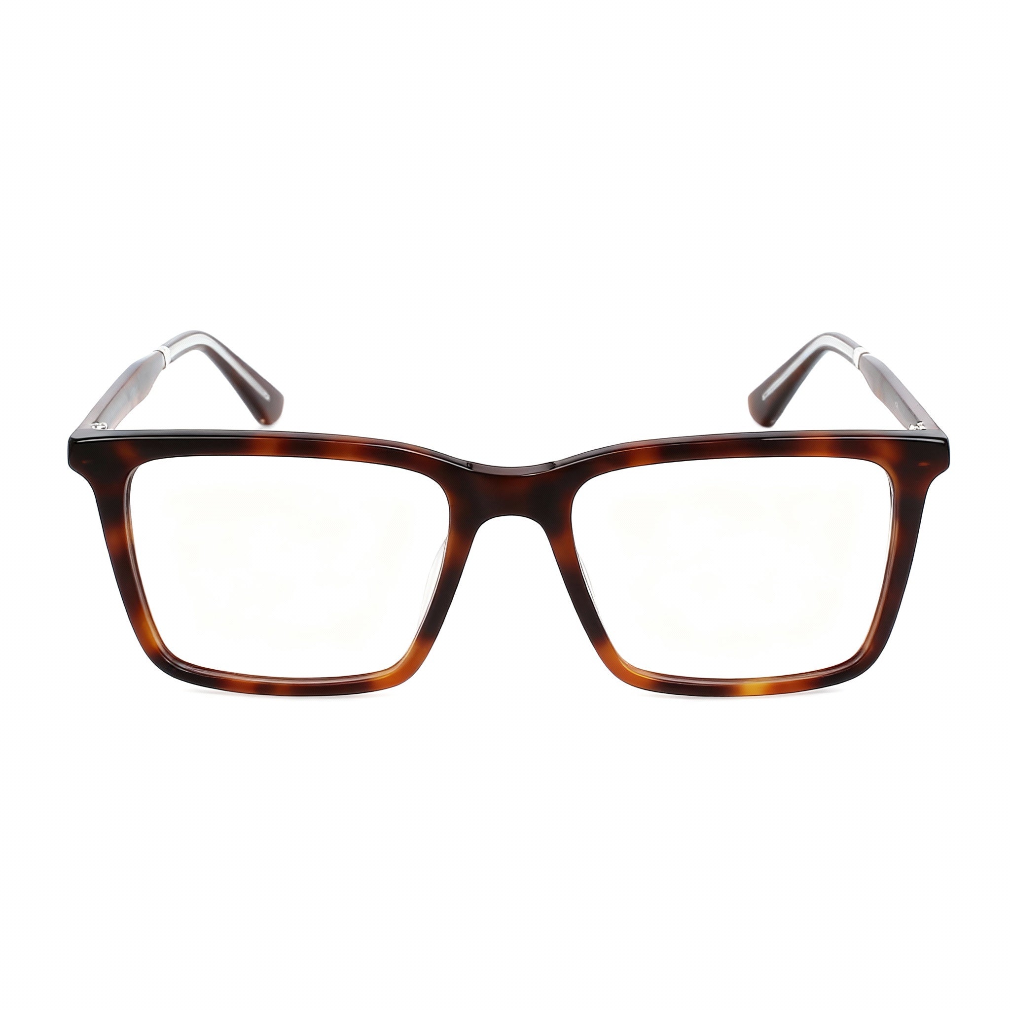 Calvin Klein Ck23514 Unisex Havana Alloy Steel Frame Eyewear with Non-Polarized Polycarbonate Lenses 53mm