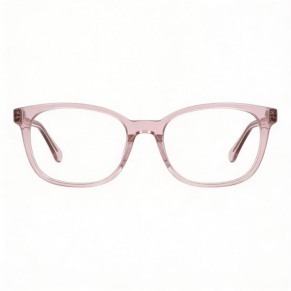 Kate Spade New York Modern Unisex Acetate Frame with Polycarbonate Lens Crystal Pink Sunglasses 51mm Lens Width
