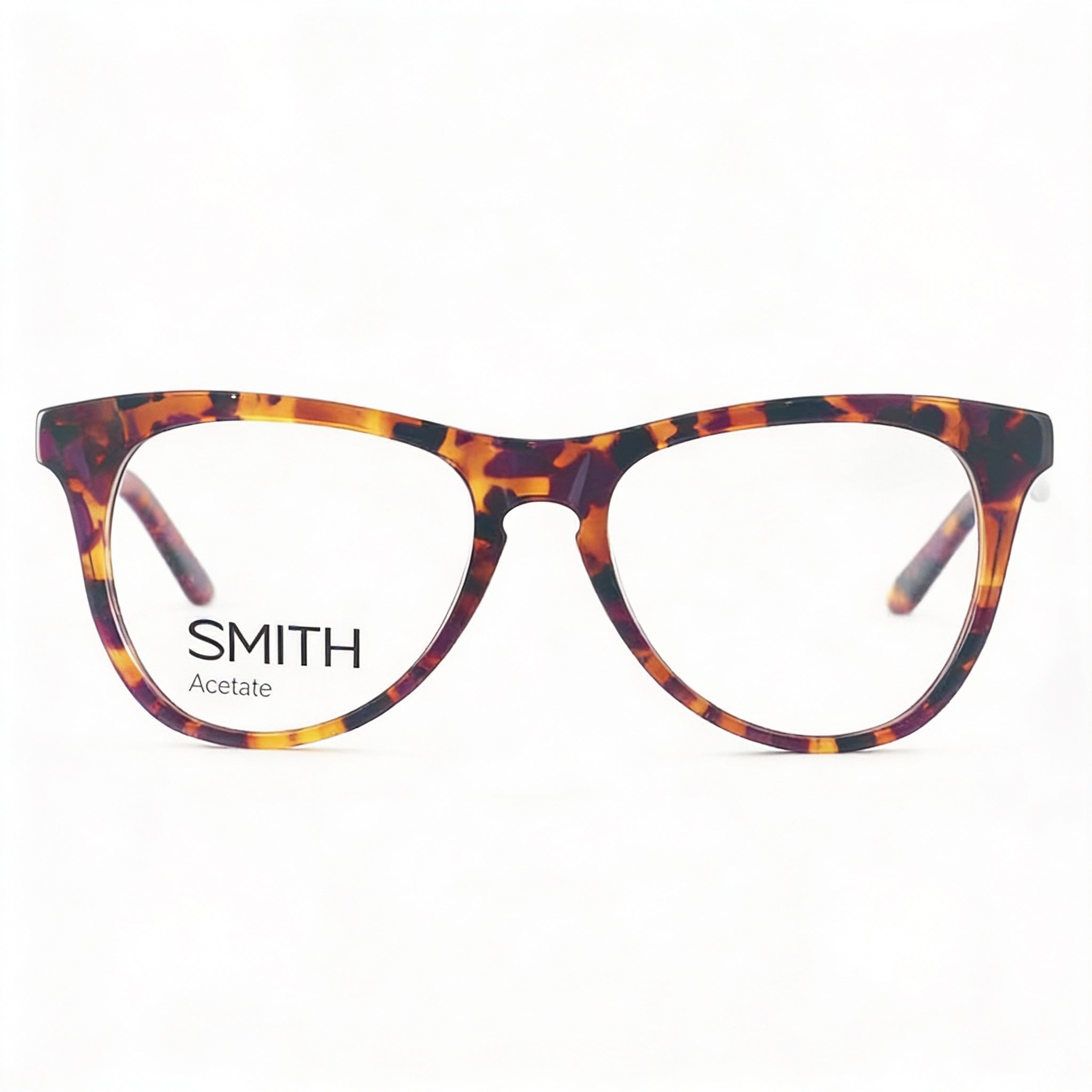 Gafas unisex Smith Logan Tl4 de acetato, montura completa ovalada, color habano violeta, lentes transparentes, 51 mm, Photo 2