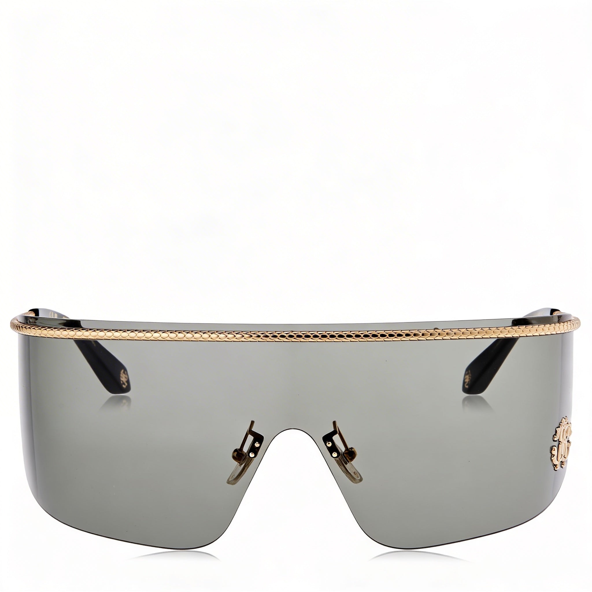 Roberto Cavalli Modern Women's Metal Shiny Rose Gold Sunglasses 99mm, Photo 2