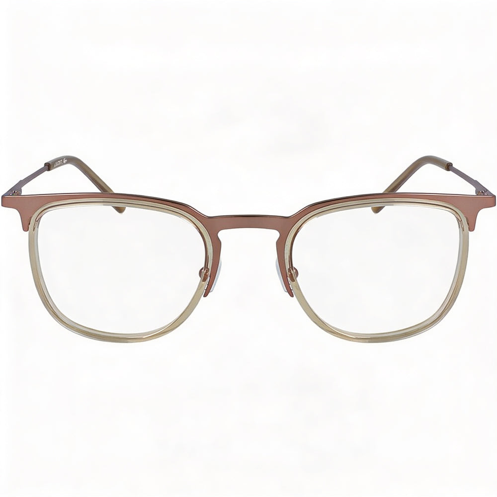 Lacoste L2264 Modern Unisex Sunglasses with Acetate Frame and Non-Polarized Copper Lenses Size 49mm