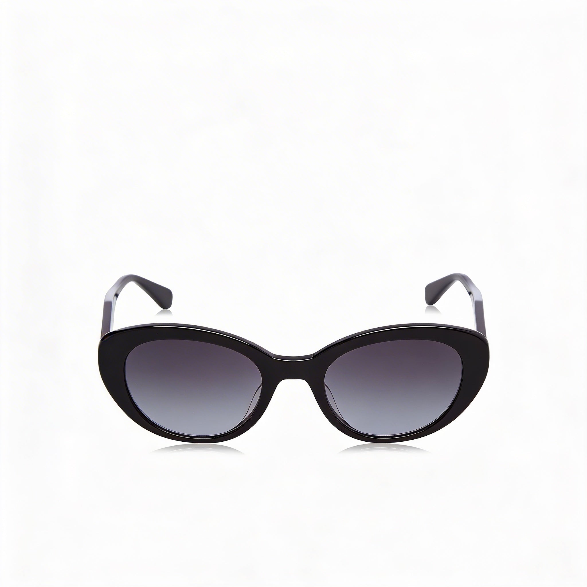 Gafas de sol de protección UV con forma de ojo de gato y cristales en color gris oscuro degradado, para mujer, de acetato ecológico, color negro, marca Kate Spade New York, 51 mm, Photo 2