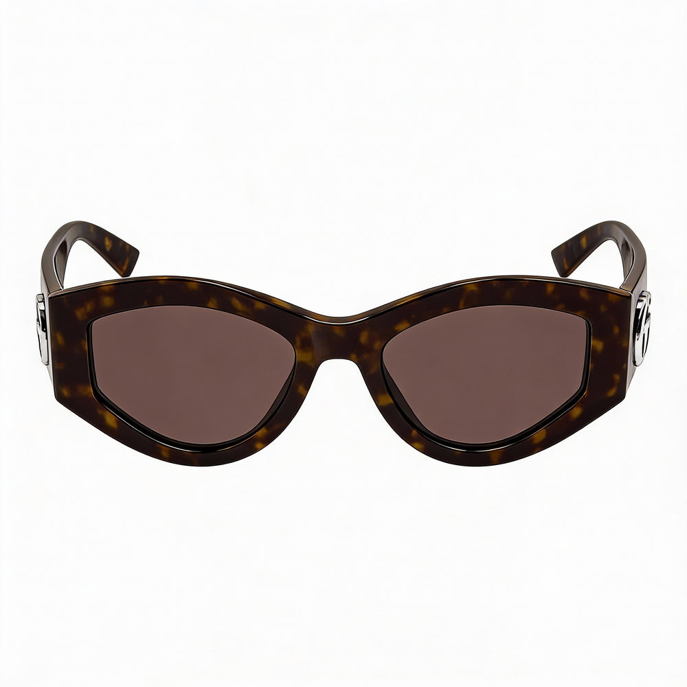 Gucci Modern GG1951S Unisex Recycled Sunglasses with Black Frame and Black Lenses, Bridge 18mm, Temple 145mm
