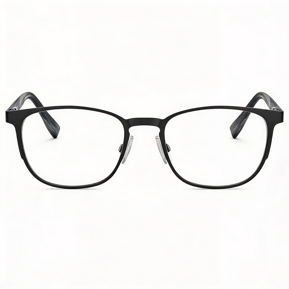 HUGO Hugo 0304 Gafas Unisex de Acero Inoxidable y Acetato Negro Mate 53mm