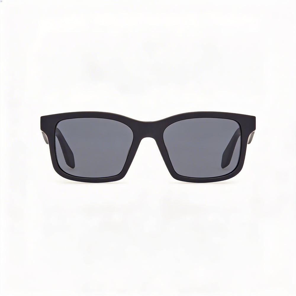 Adidas Originals Or0105 Unisex Injected Sunglasses, Matte Black, Smoke Lens, UV Protection, Non-Polarized, 52mm