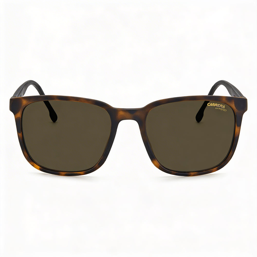 Carrera 8046/S Unisex Matte Havana Polyamide Injection Grilamid UV Protection Sunglasses 54mm