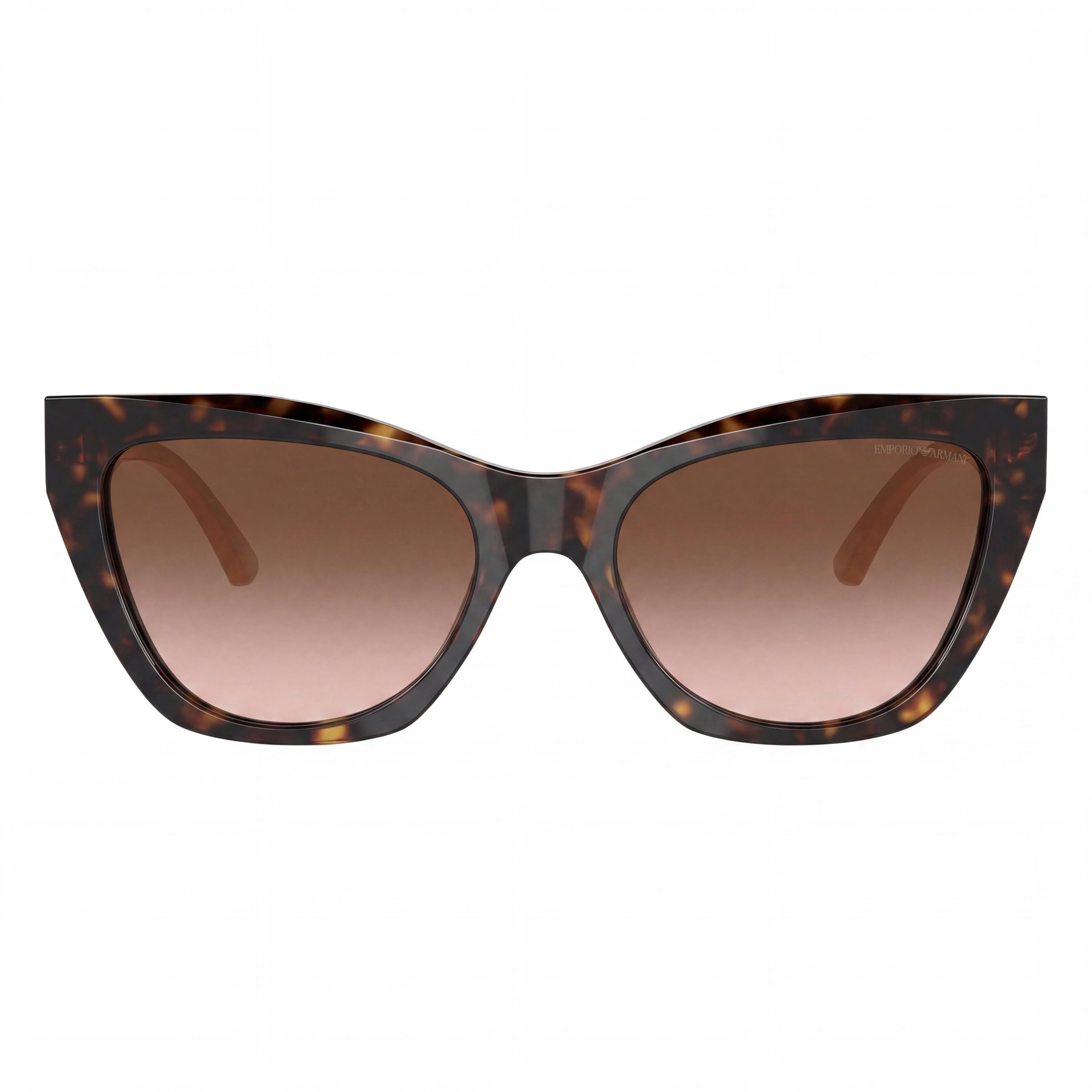 Emporio Armani EA4176 Women's Brown Tortoise Plastic Cat Eye Frame Gradient Brown UV Protection Sunglasses 54mm, Photo 2