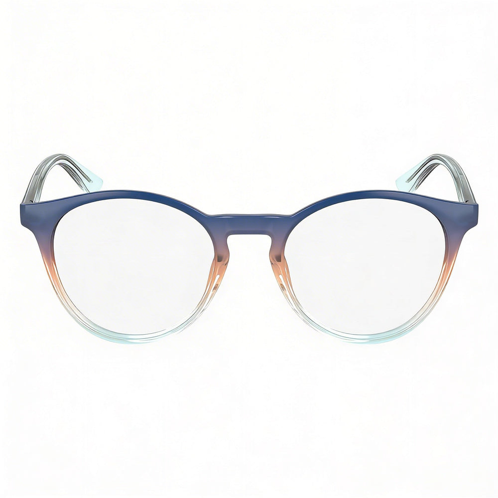 Calvin Klein CK23549 Blue Nude Round Eyeglasses for Women, 50mm
