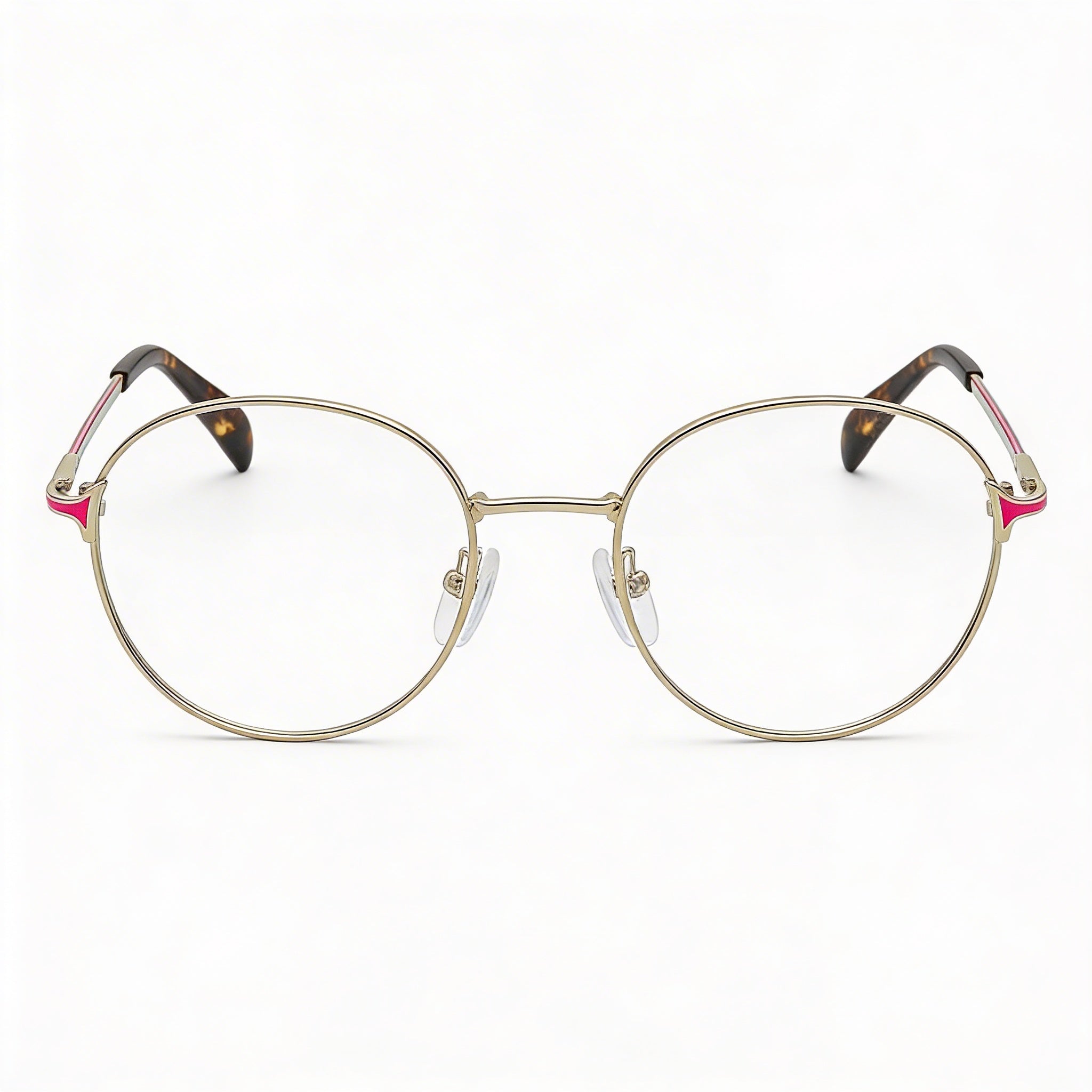 Gafas de vista TOUS Classic para mujer en acero inoxidable dorado claro con lentes transparentes de demostración, graduadas, 51 mm, Photo 2