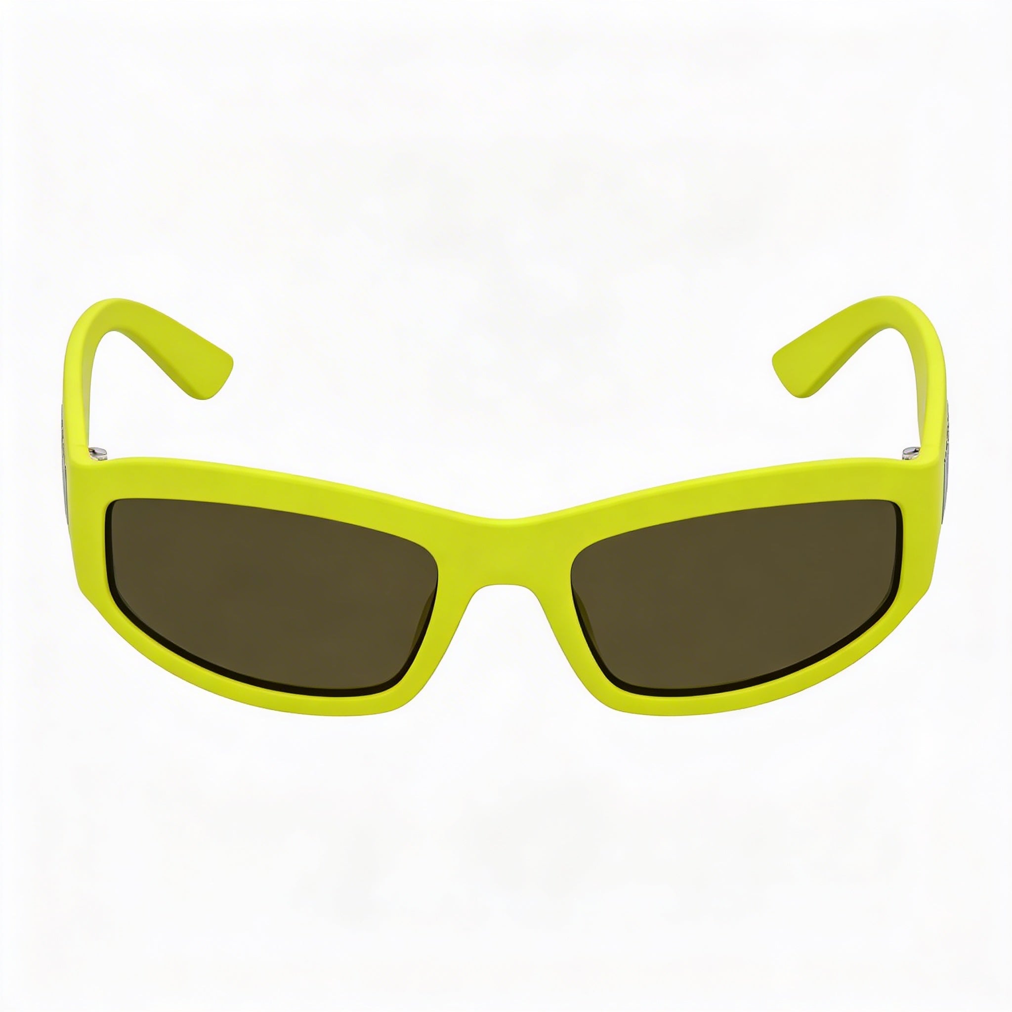 Moschino Men's MOS164/S Rectangular Matte Lime Green Polyamide Sunglasses 60mm 100% UV, Photo 2