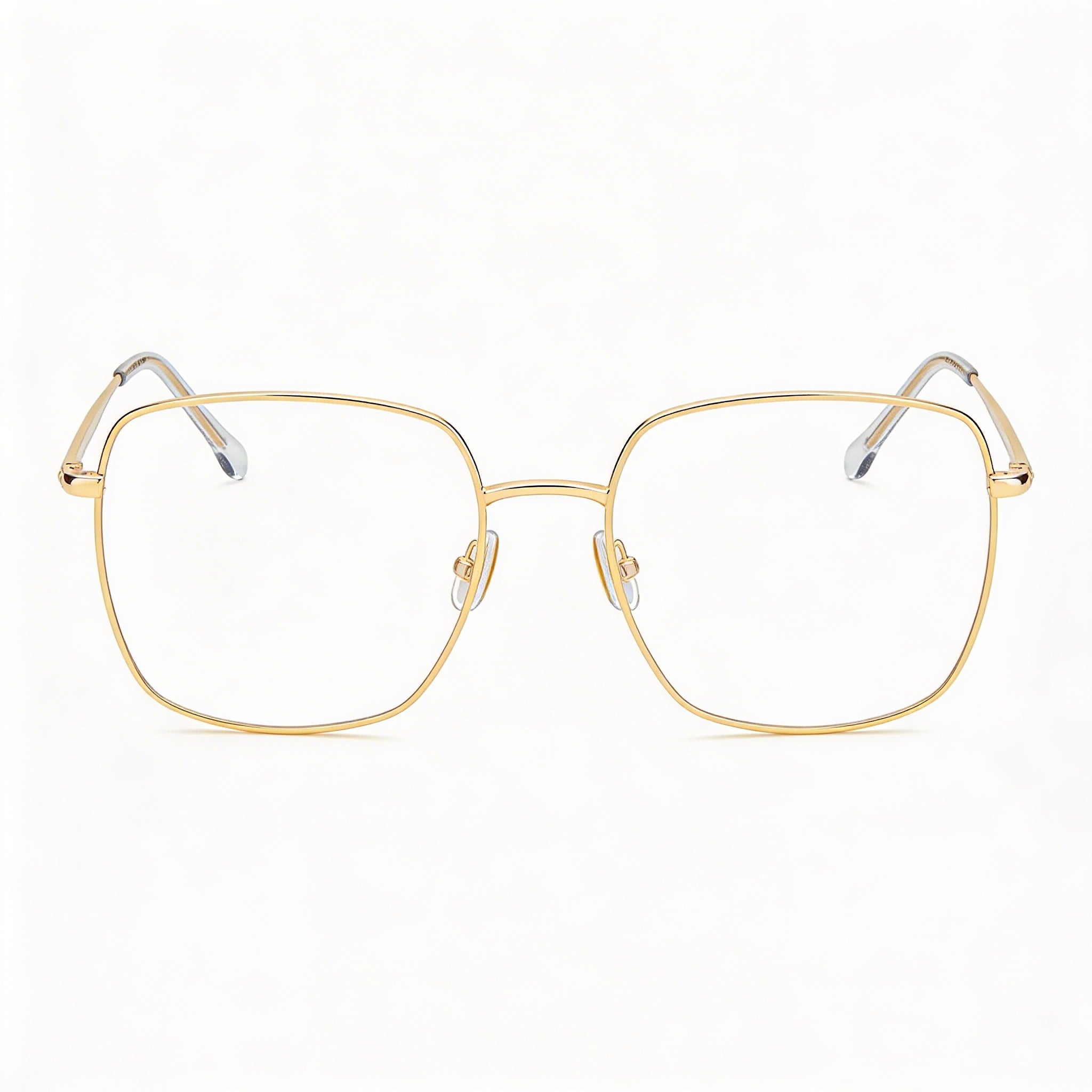 Gafas Cuadradas Unisex Isabel Marant Im0029 de Metal Oro Rosa con Puntas de Varilla de Acetato, Ancho de Lente 55mm, Photo 2