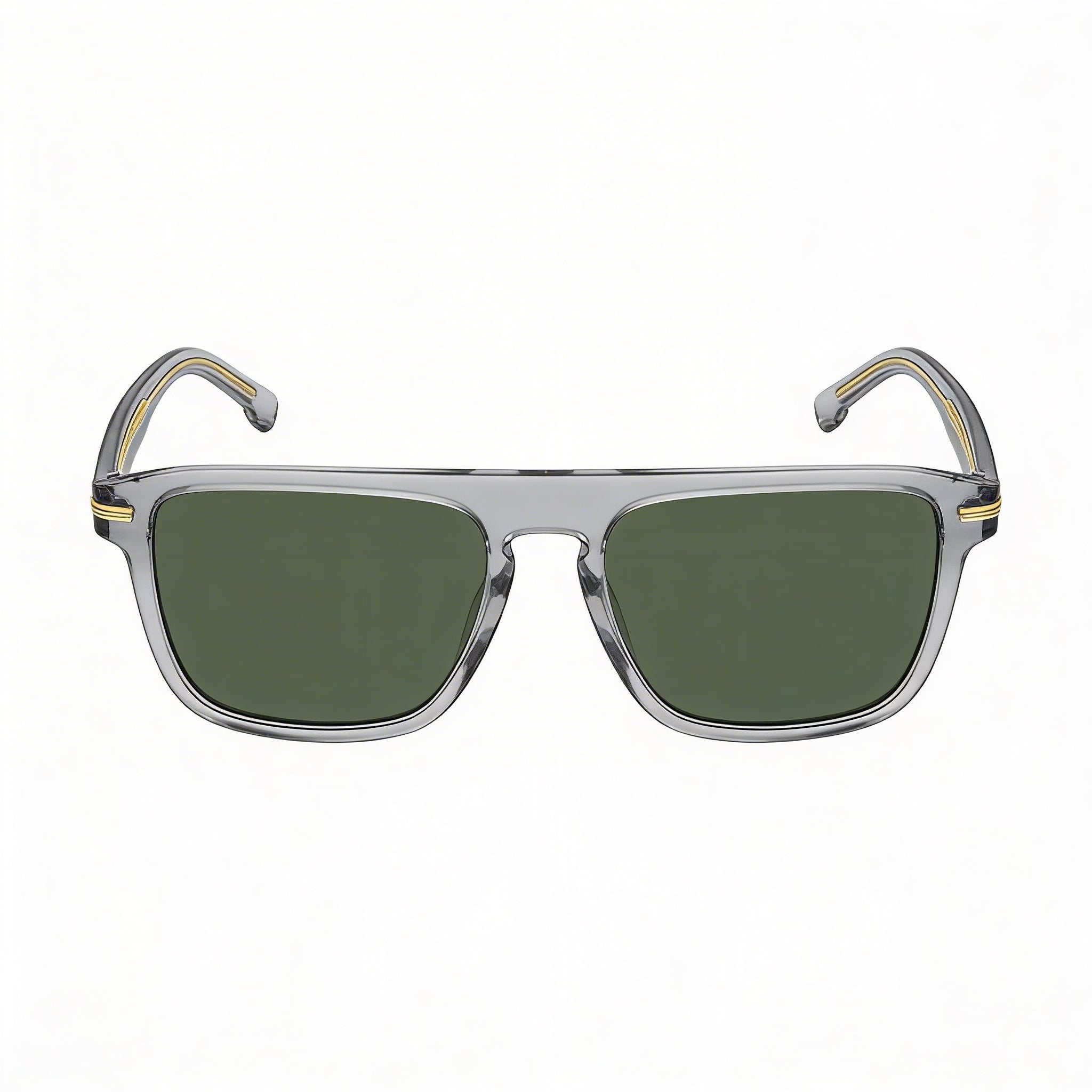 Hugo Boss Style & Expression Women's Grey Green Ecological Oil Sunglasses with Grey Non-Polarized UV Protected Lenses 56-17-145, Photo 2