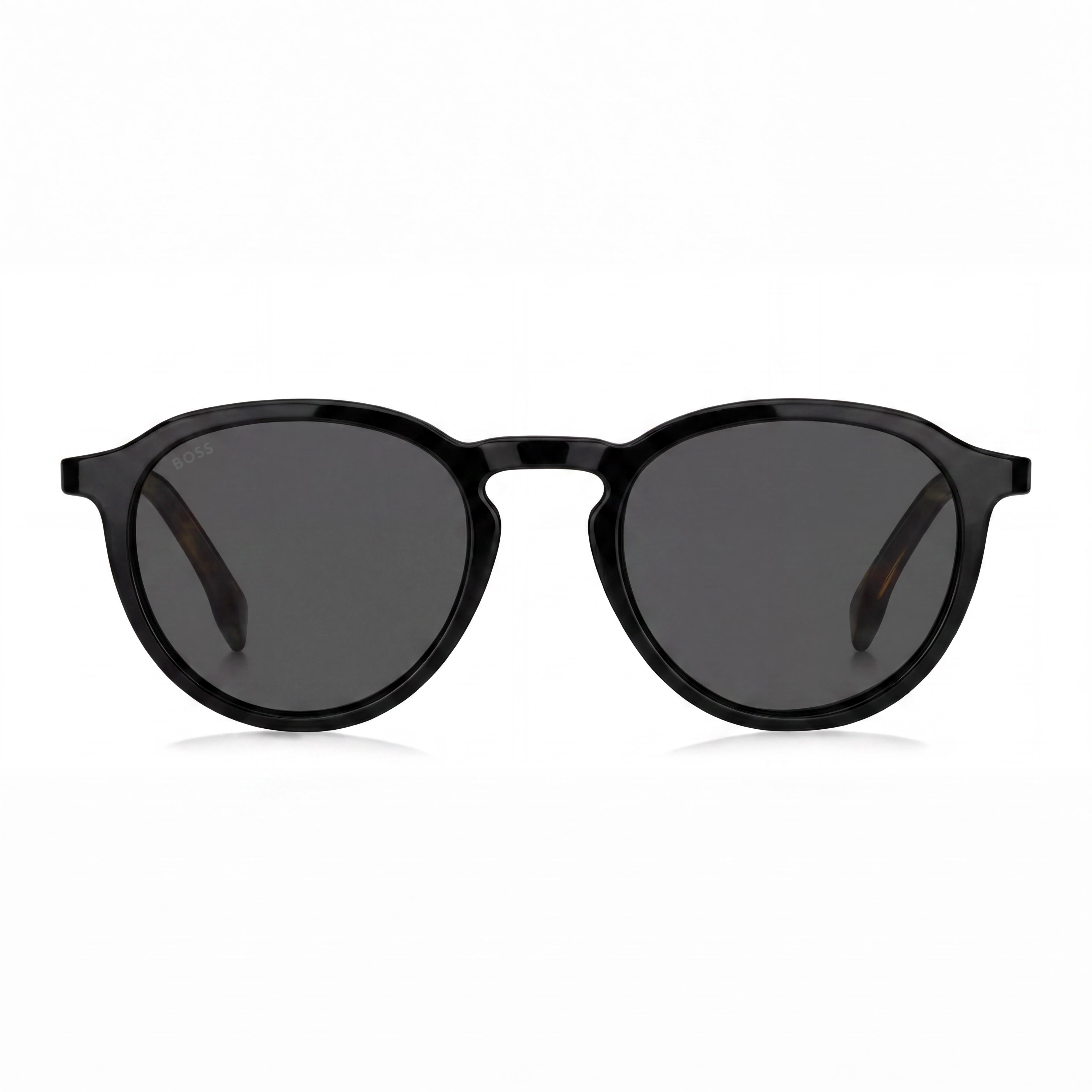 Gafas de sol HUGO BOSS funcionales y cómodas para hombre, de poliamida inyectada negra, con lentes transparentes no polarizadas 100% UV de 51-21-145 mm, Photo 2