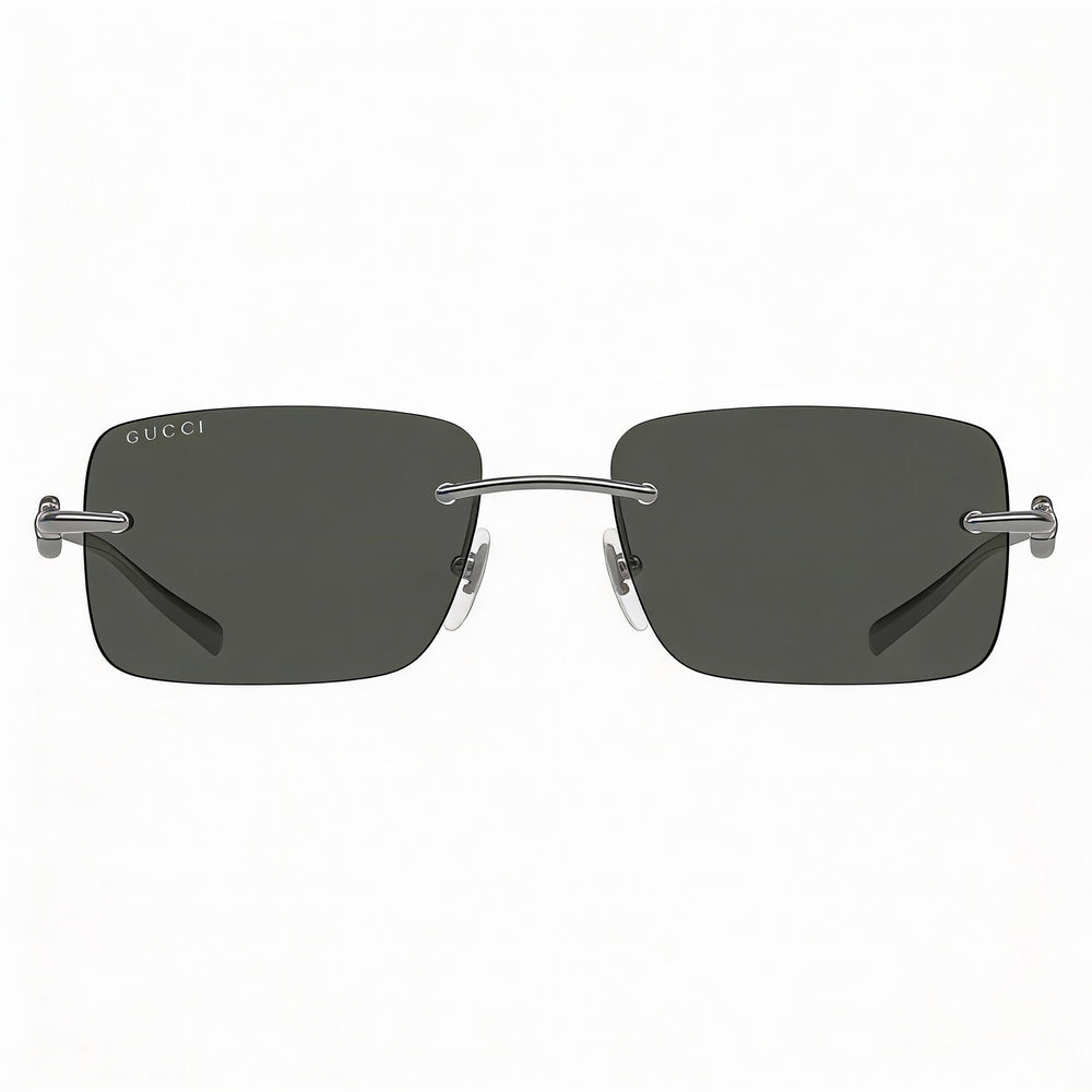 Gucci Casual Women's Ruthenium Grey Acetate Frame Sunglasses with 55mm Lens, 18mm Bridge, 140mm Temple