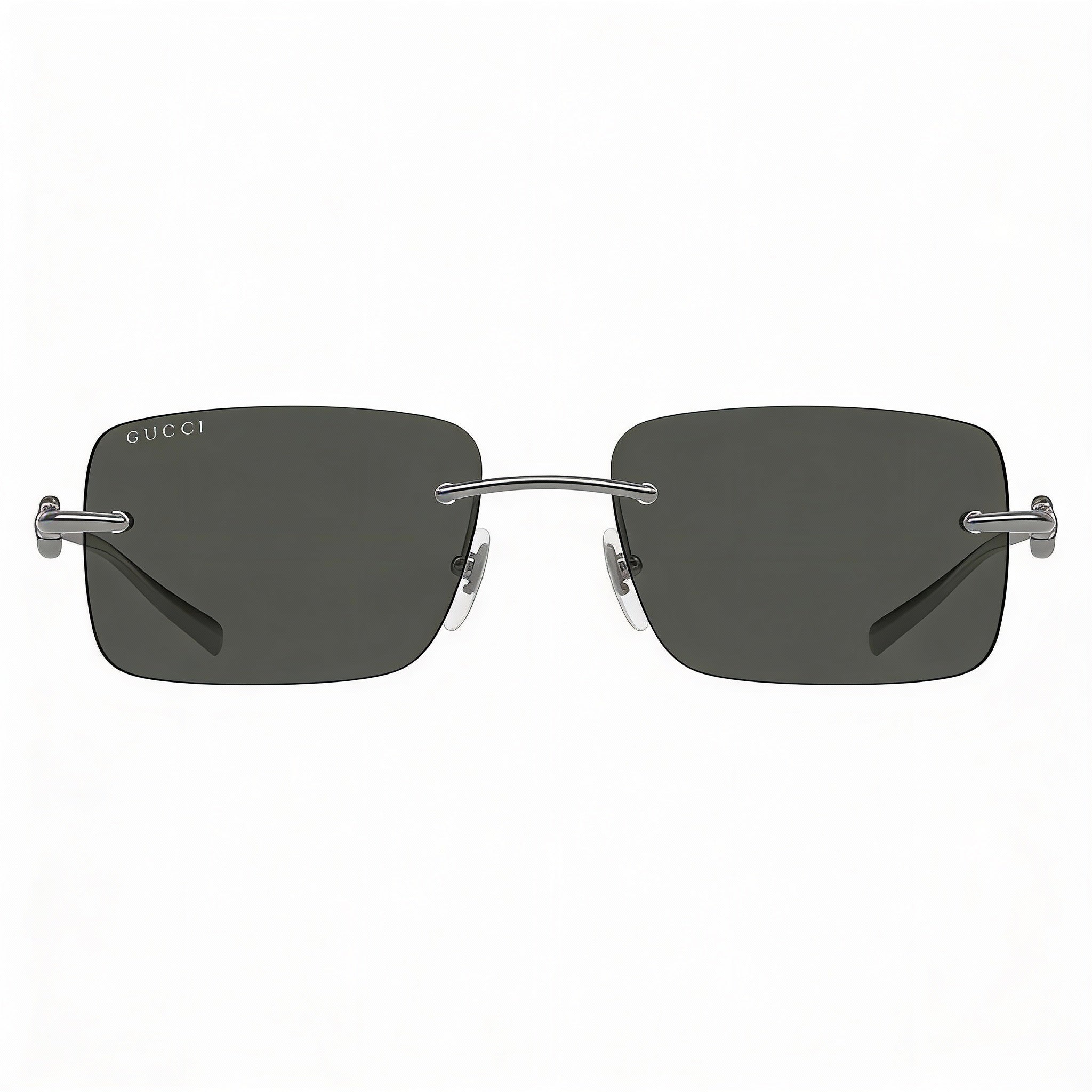 Gucci Casual Women's Ruthenium Grey Acetate Frame Sunglasses with 55mm Lens, 18mm Bridge, 140mm Temple, Photo 2