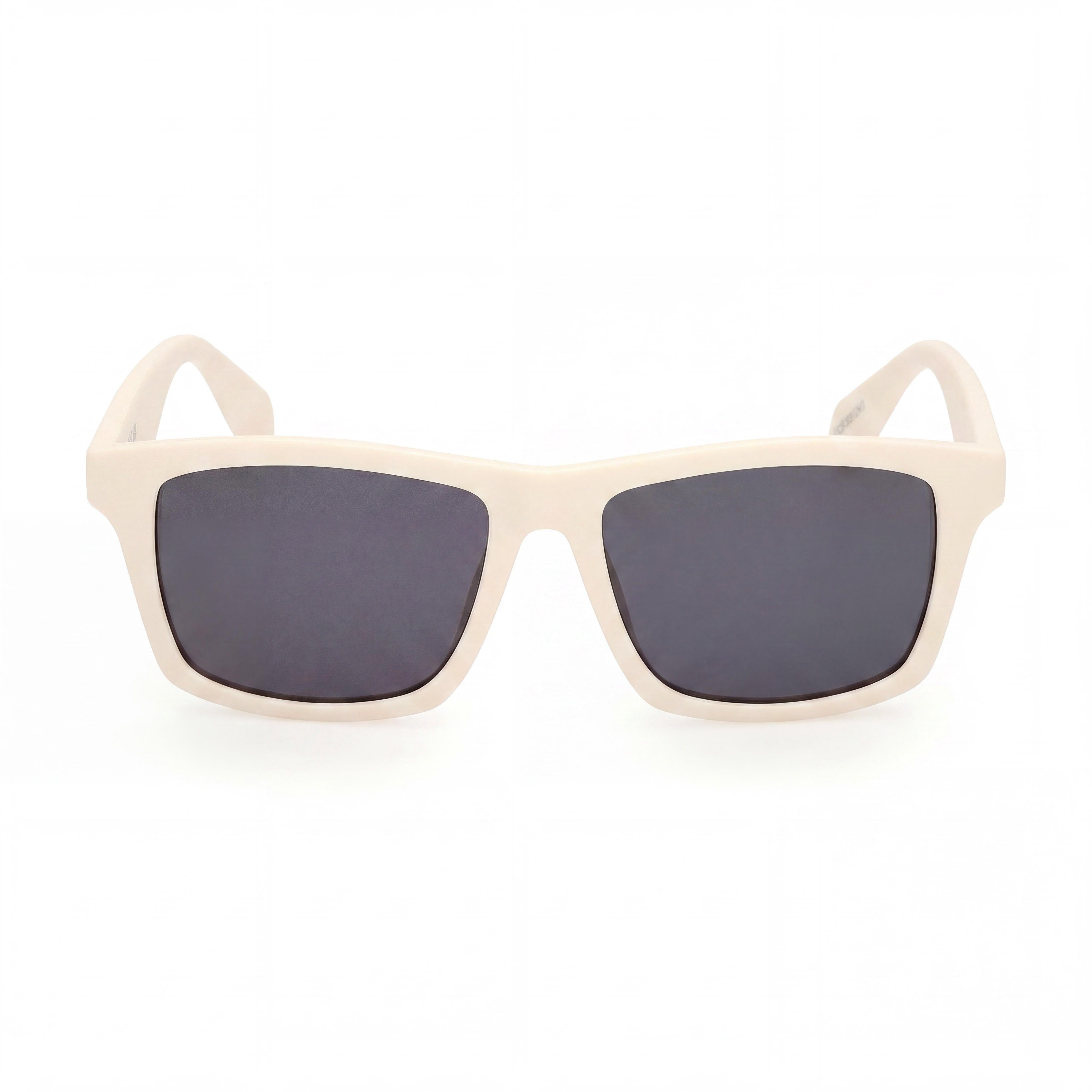 adidas Originals Casual Unisex Sunglasses with Matte White Plastic Frame and Smoke Lenses 54mm Lens Width, Photo 2
