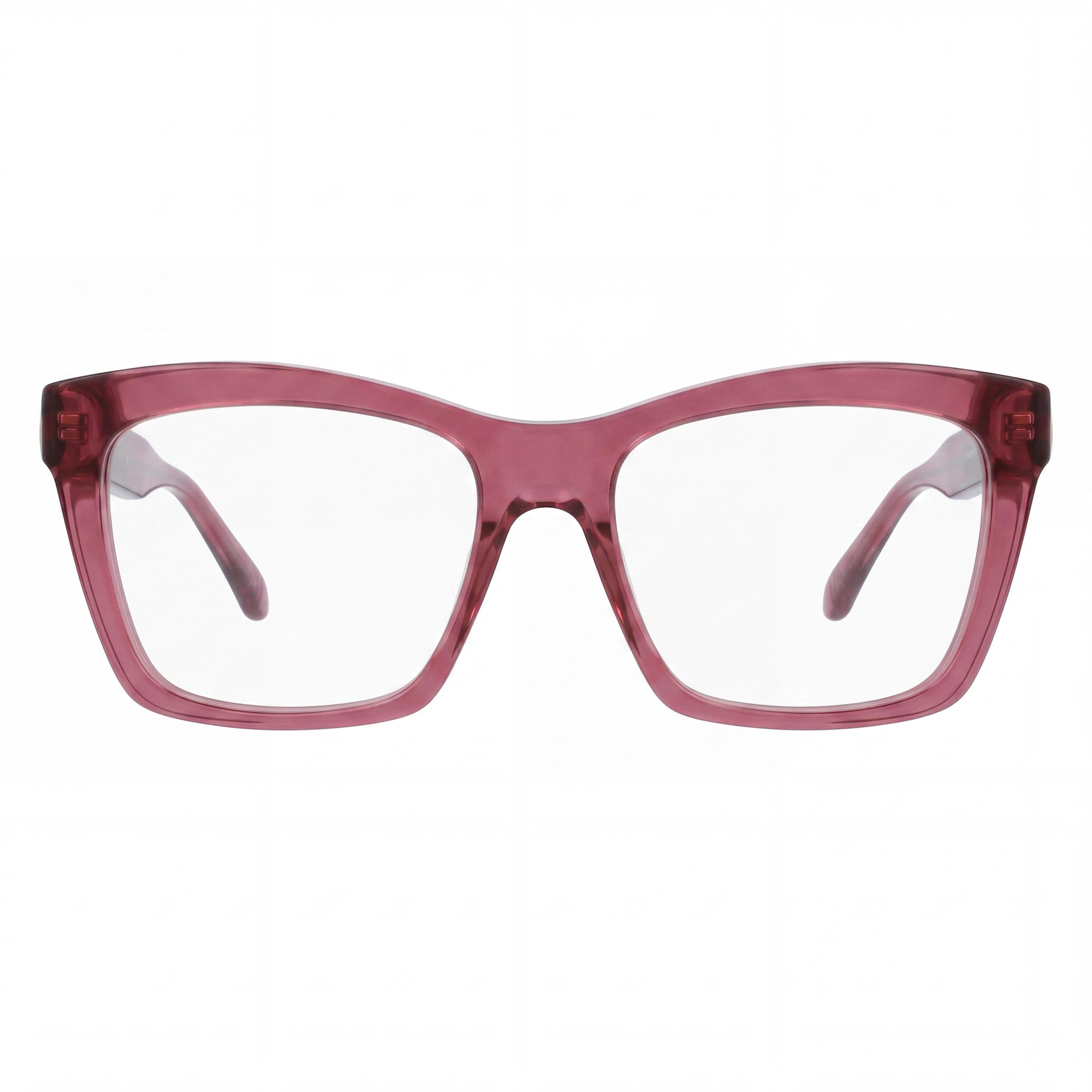 Ferragamo Sf3022 Men's Transparent Wine Acetate Frame, Polycarbonate Eyewear 53mm, Photo 2