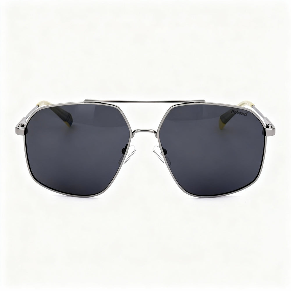 Polaroid Pld 6173/S Unisex Stainless Steel Ruthenium Gray Polarized Sunglasses 58mm