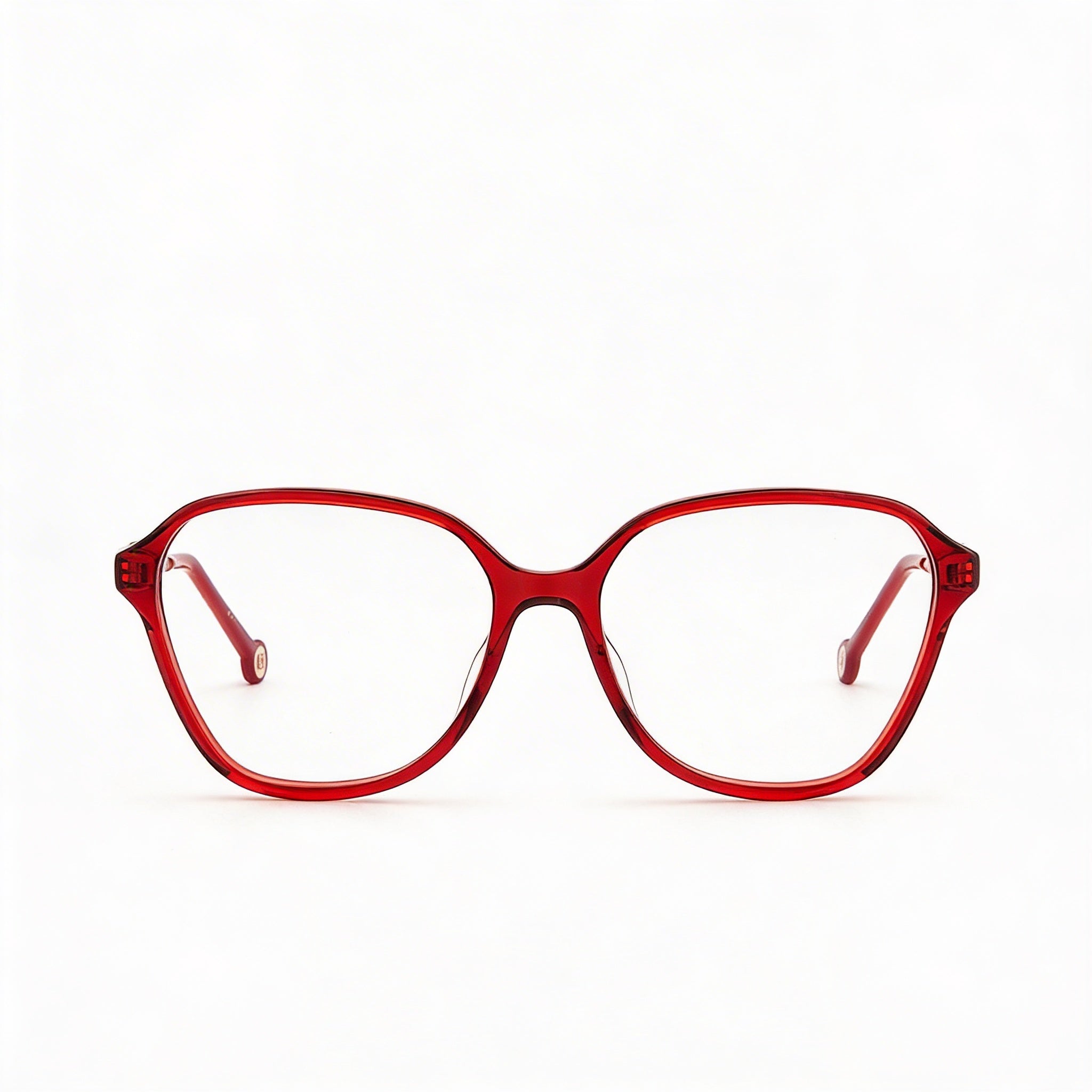 Carolina Herrera Modern Women's Sunglasses, crafted with a Red Acetate Frame and matching Red Lenses, 55mm, Photo 2