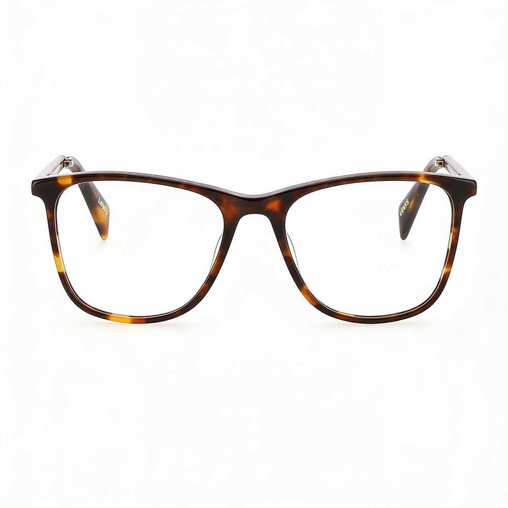 Gafas de vista unisex Levi's Lv 1003 Square Eco Pmma Havana 52-17-145