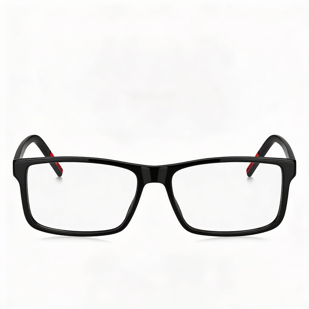 Gafas de sol de hombre modernas Hugo Boss Audio Systems Negras ECO ACETATO Protección UV 55mm