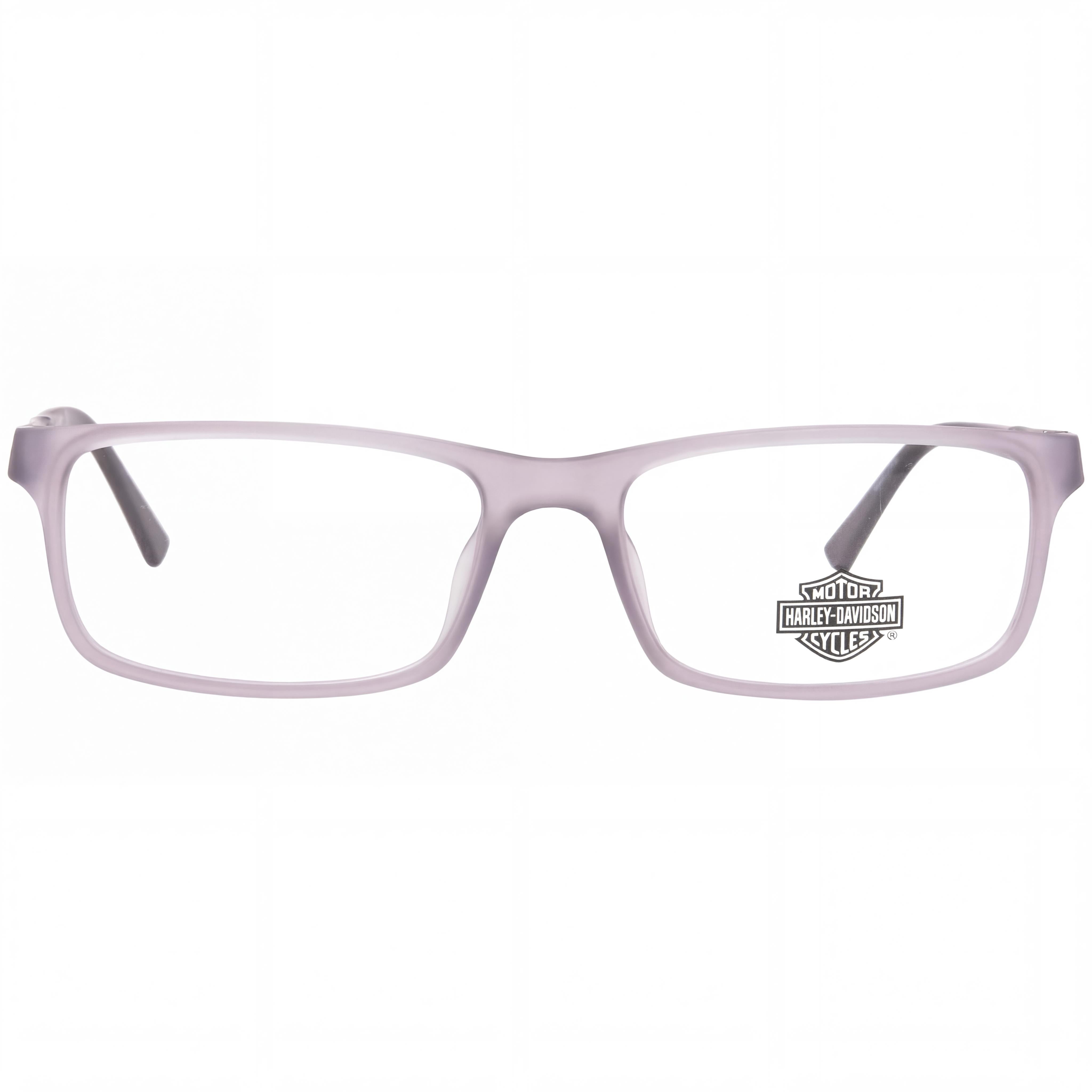 Harley-Davidson Hd0151t Unisex Grey Injected Ophthalmic Full Rim Rectangle Eyeglasses Frame with 50mm Lens Width, Photo 2