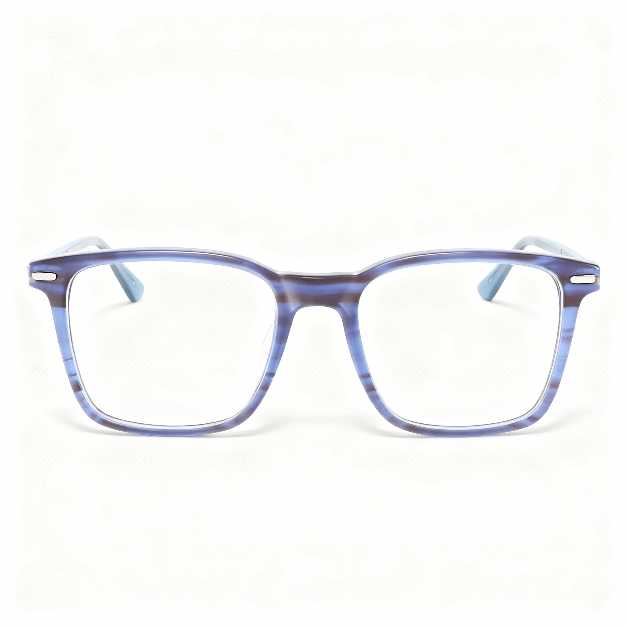 Calvin Klein Ck22541 Unisex Blue Horn Acetate Frame Eyeglasses with Non-Polarized Lenses 53mm Lens