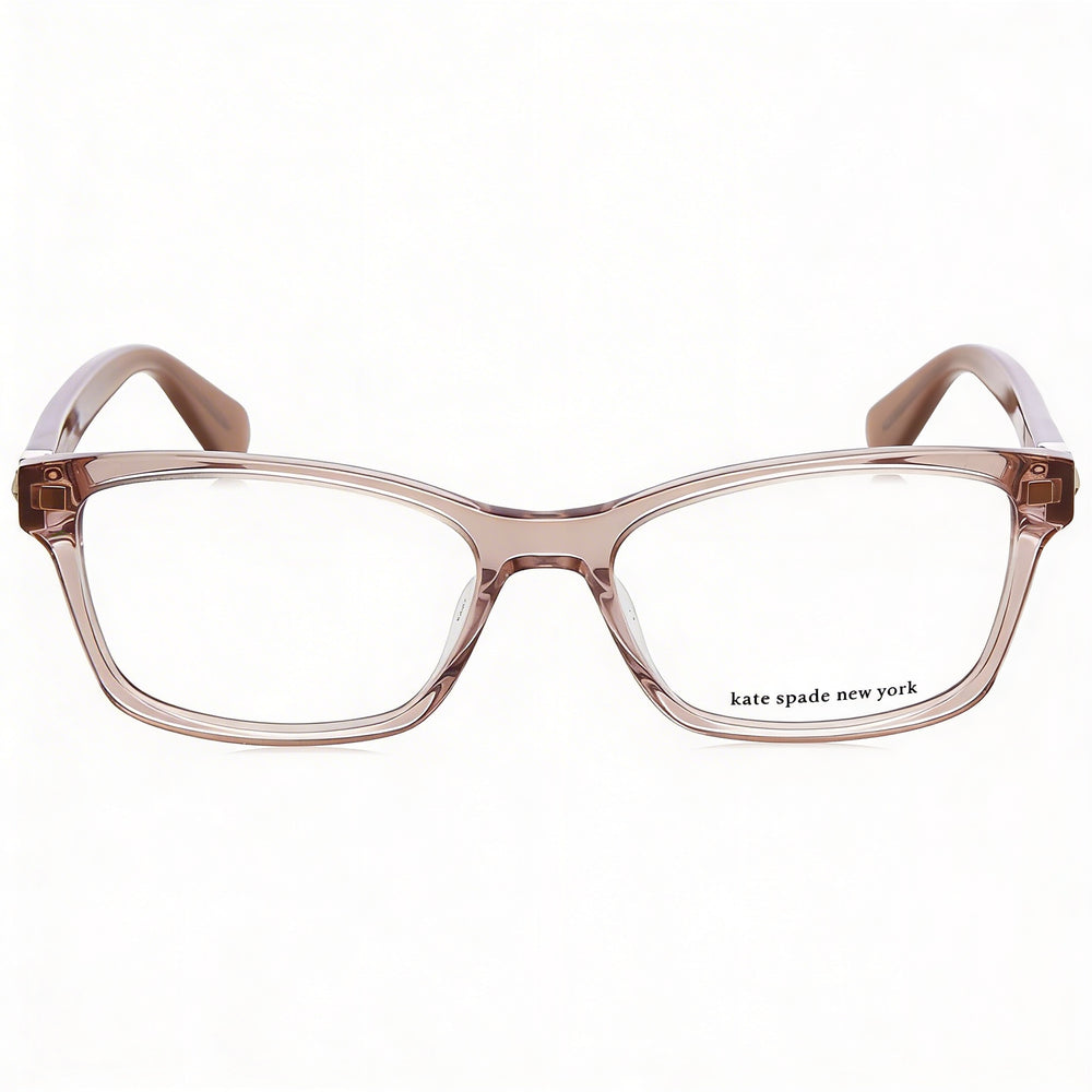 Gafas de sol beige de acetato con lentes de policarbonato no polarizadas de 52 mm para mujer kate spade new york Modern