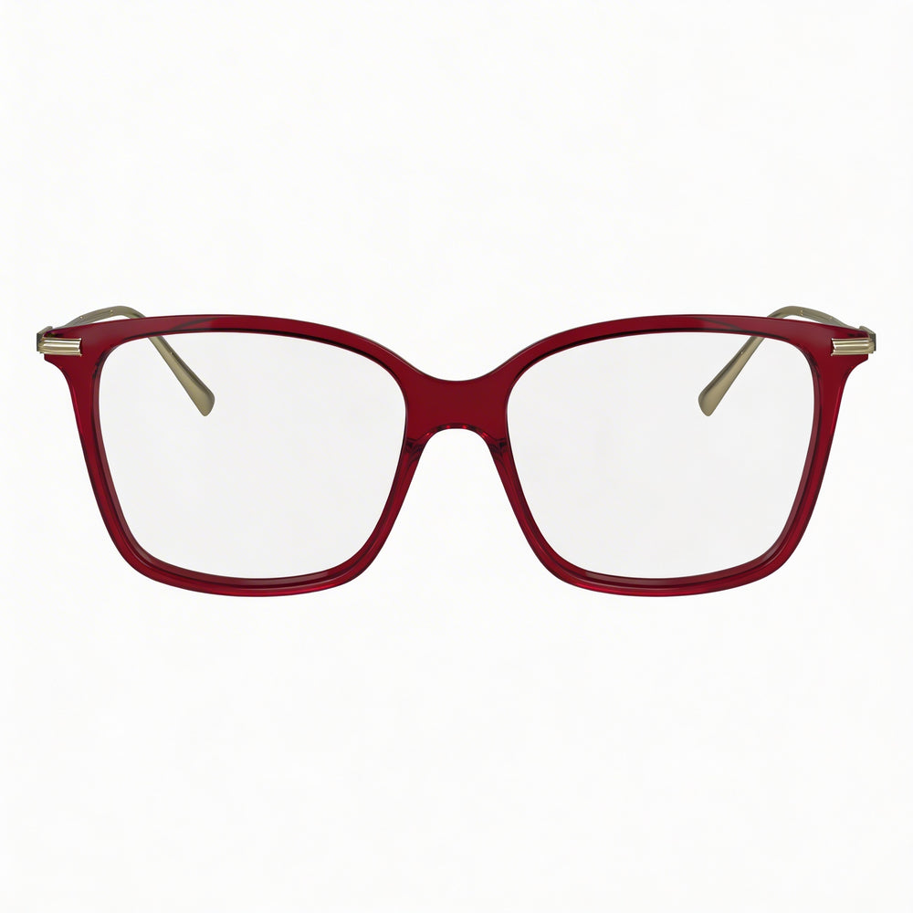 Salvatore Ferragamo Sf2992 Men’s Transparent Burgundy Acetate Frame Eyewear with Lenses 53mm