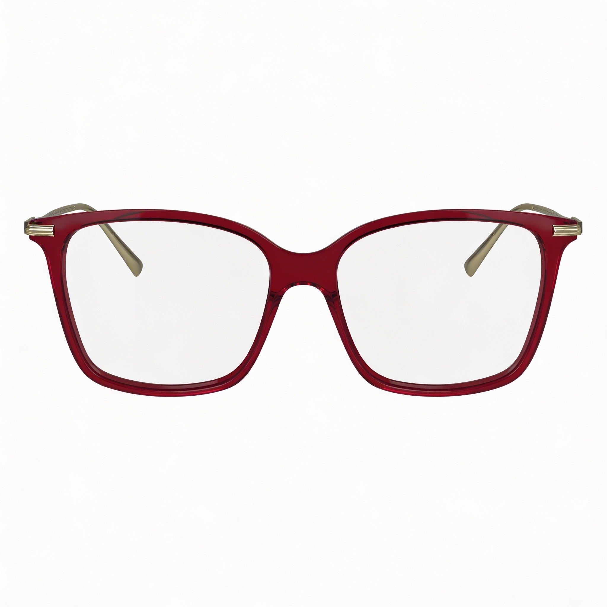 Gafas Salvatore Ferragamo SF2992 para hombre con montura de acetato burdeos transparente y lentes de 53 mm, Photo 1