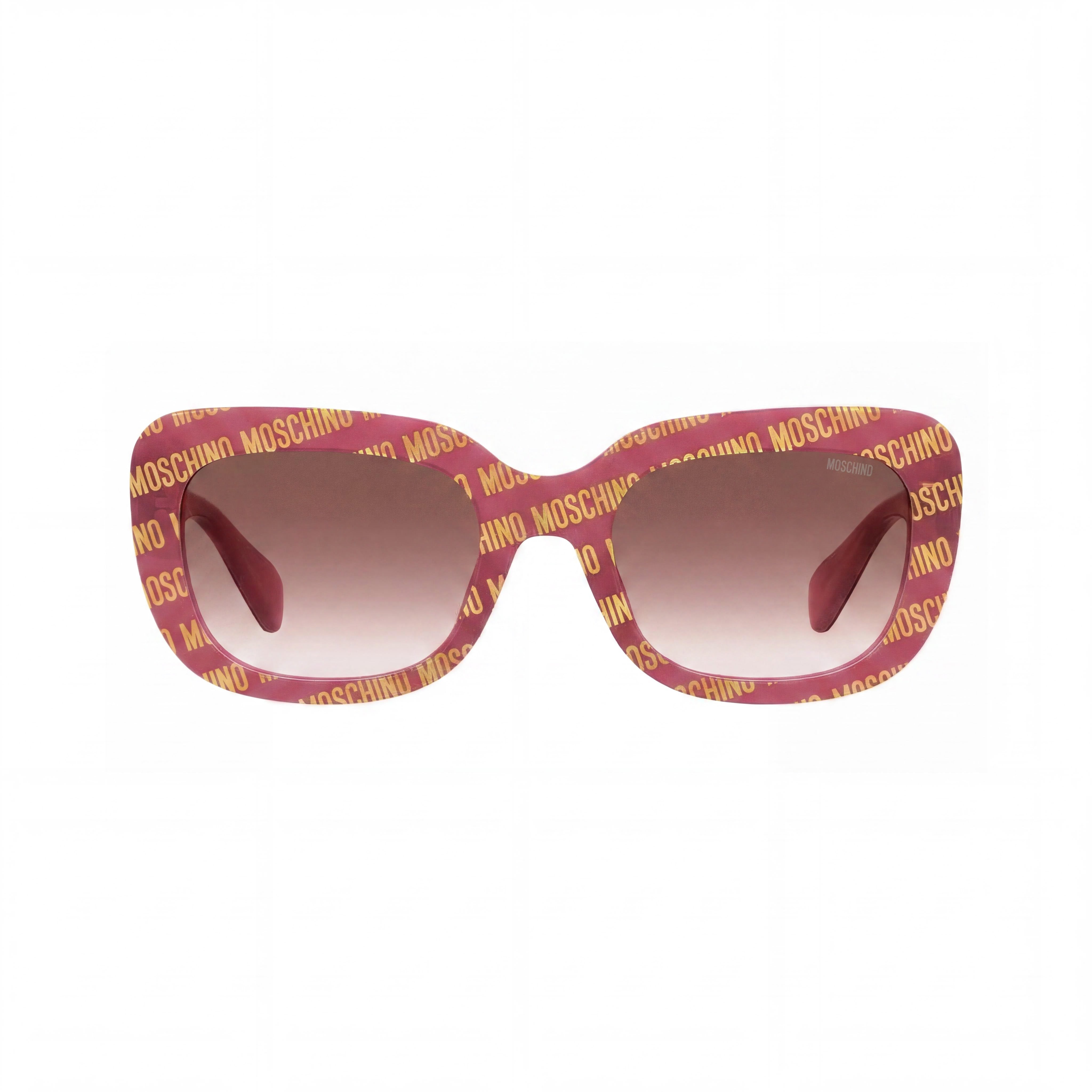 Moschino Classic Women's Acetate UV Protected Sunglasses Fuchsia Pink Pattern Pink Gradient 53mm, Photo 2