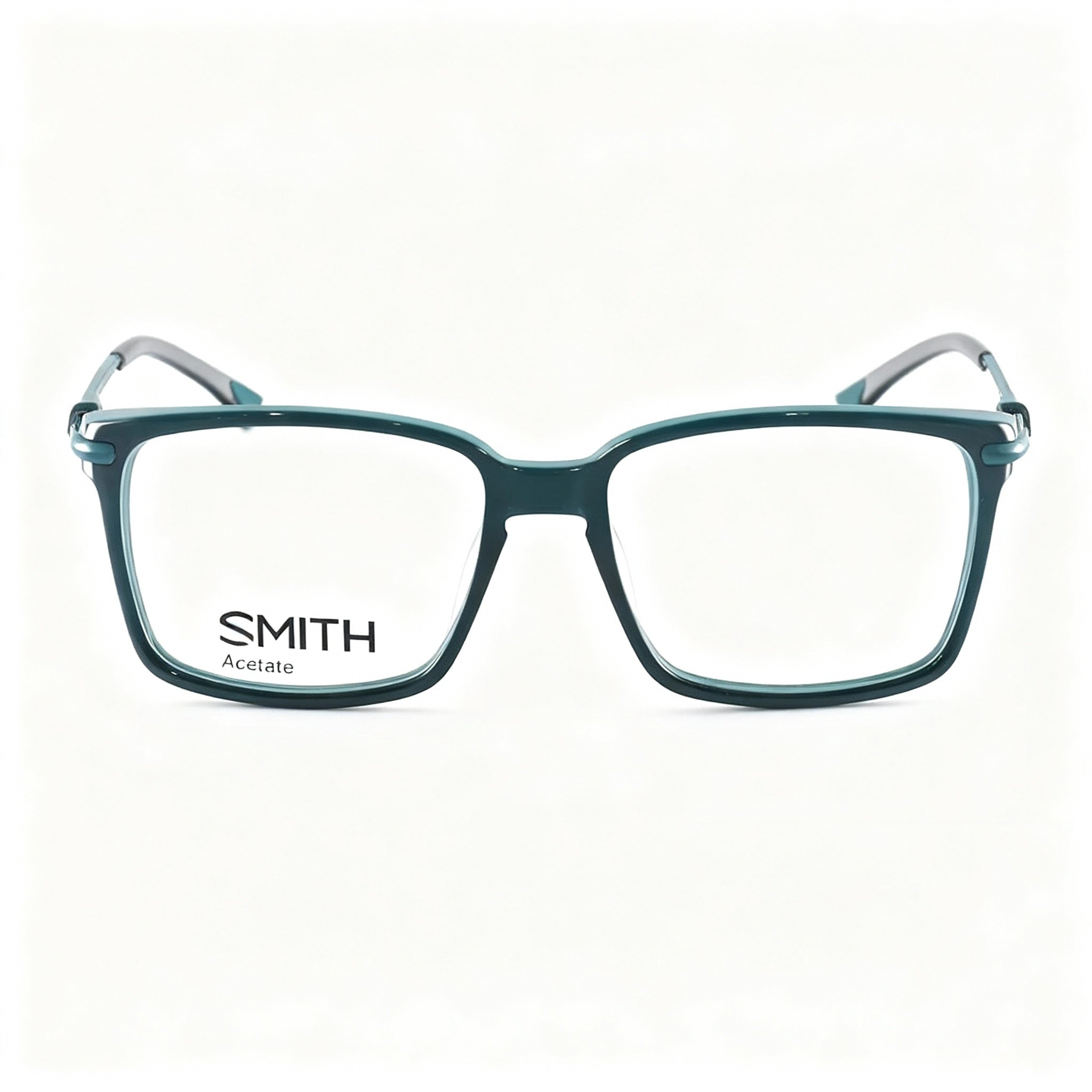SMITH Pryce Women's Black Blue Plastic Rectangular Rx-Able Optical Eyeglasses, Size 55-17-140