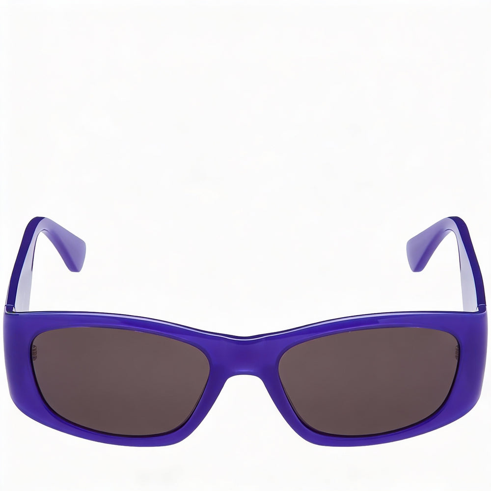Moschino Casual Women's Violet Propionate Injected Frame Grey Polyamide Lens UV Protected Sunglasses 55-18-135