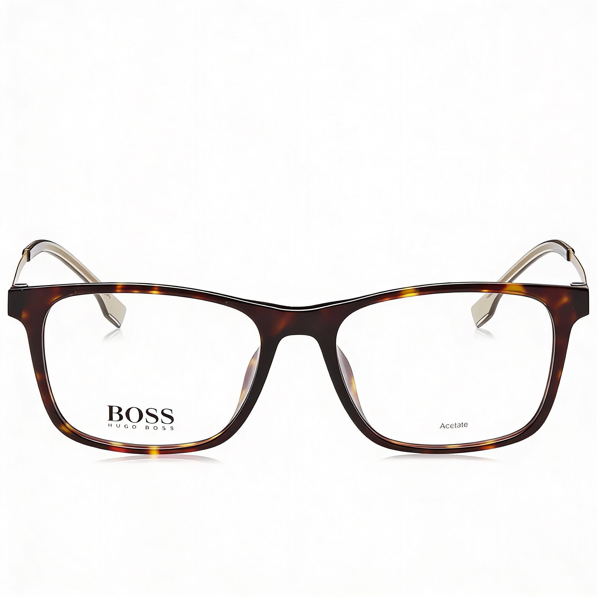 BOSS 1343/F Unisex Sunglasses, Plastic Frame, Polycarbonate Lenses, Havana 54mm, Photo 2