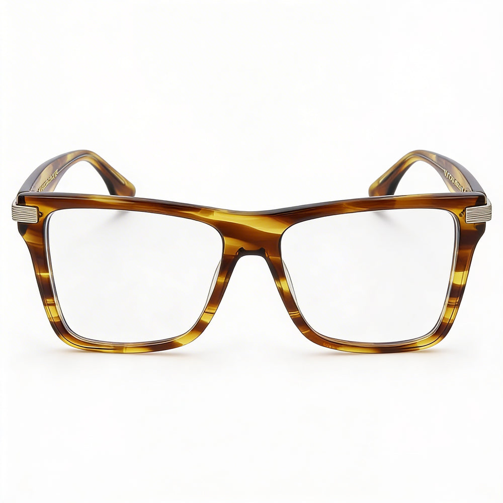 Gafas Oftálmicas Victoria Beckham Vb2677 para Mujer en Color Tabaco Rayado, Tamaño 53 mm Lente, 15 mm Puente, 140 mm Patilla