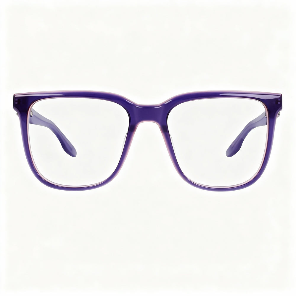 Nike Modern Women's Acetate Frame Eyewear with Non-Polarized Lenses, Milky Grape Laminate, 53mm