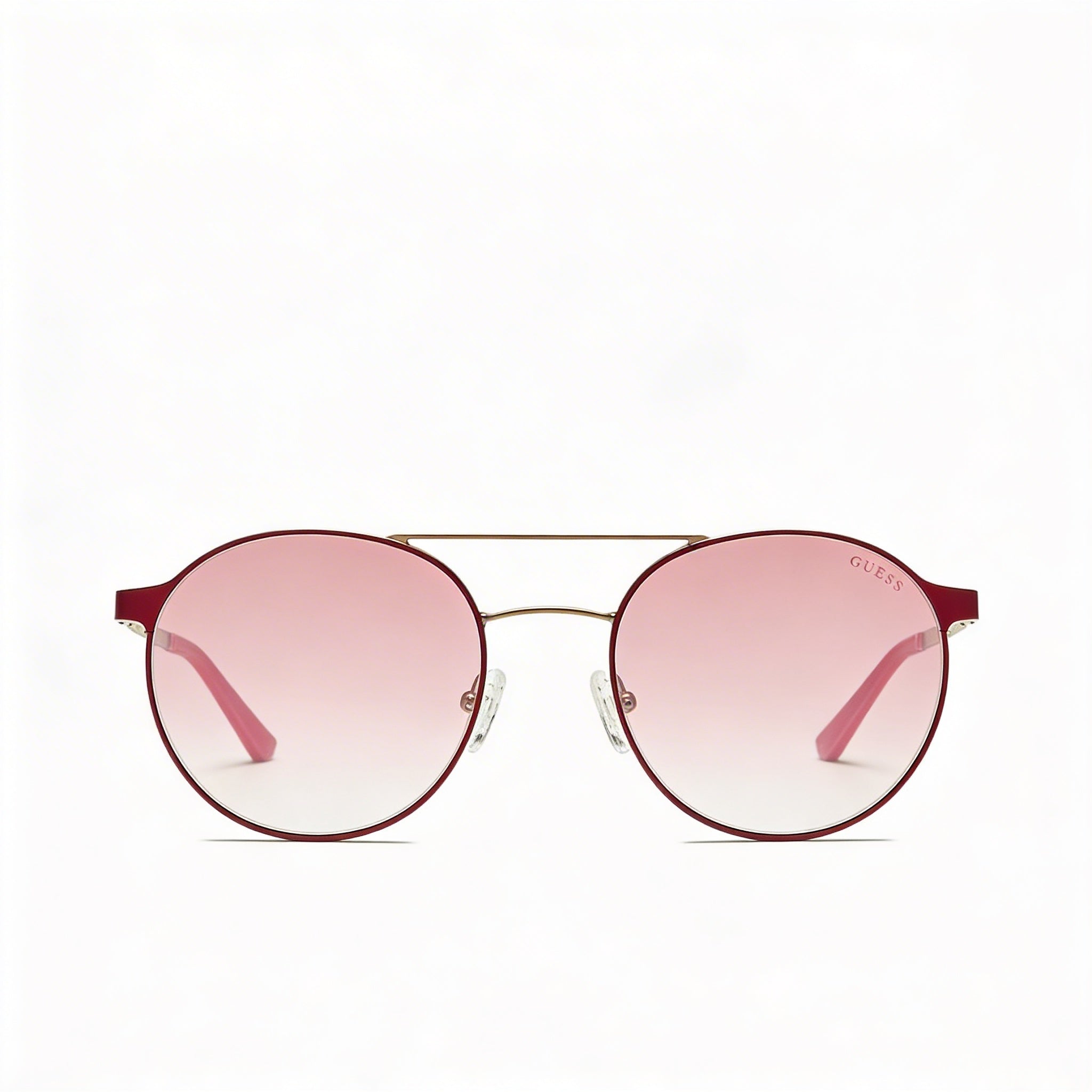 Guess GU3023 74U Unisex Pink Bordeaux Mirror Plastic Frame Rose Gold Gradient Non-Polarized UV Protection 135mm, Photo 2