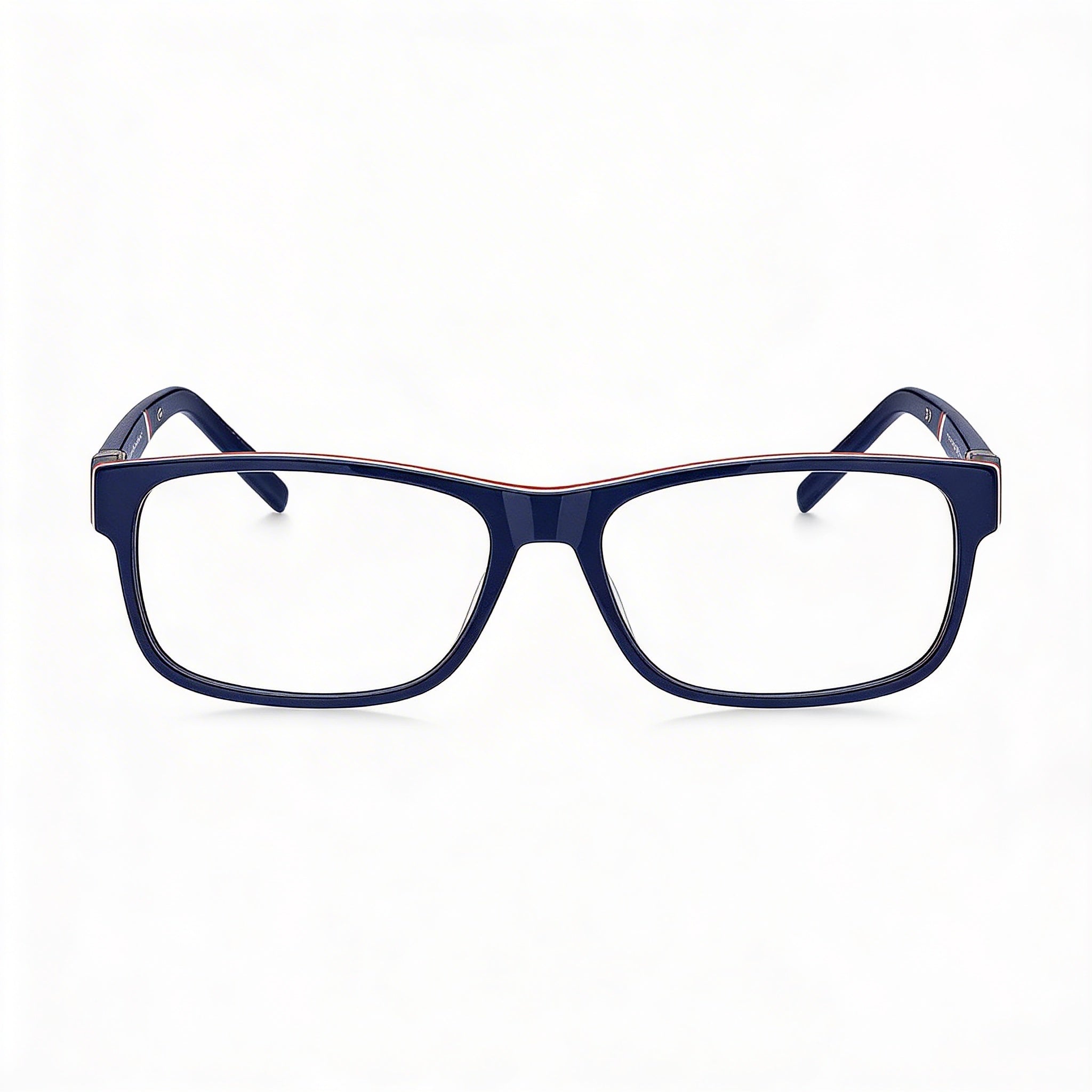 Tommy Hilfiger Modern Men's Blue Acetate Rectangle Full Rim Frame Eyeglasses 57-17-145mm, Photo 2