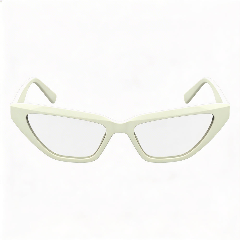 KARL LAGERFELD Kl6175 Gafas ópticas de acetato blanco con montura transparente para mujer 53-16-140
