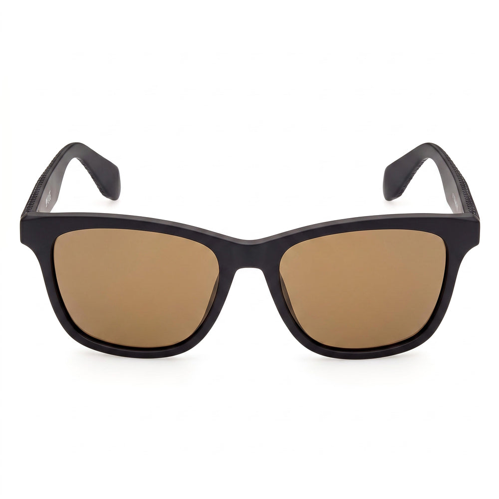Gafas de sol adidas Originals Classic Unisex de acetato con protección UV, espejo marrón negro mate, ancho de lente de 54 mm