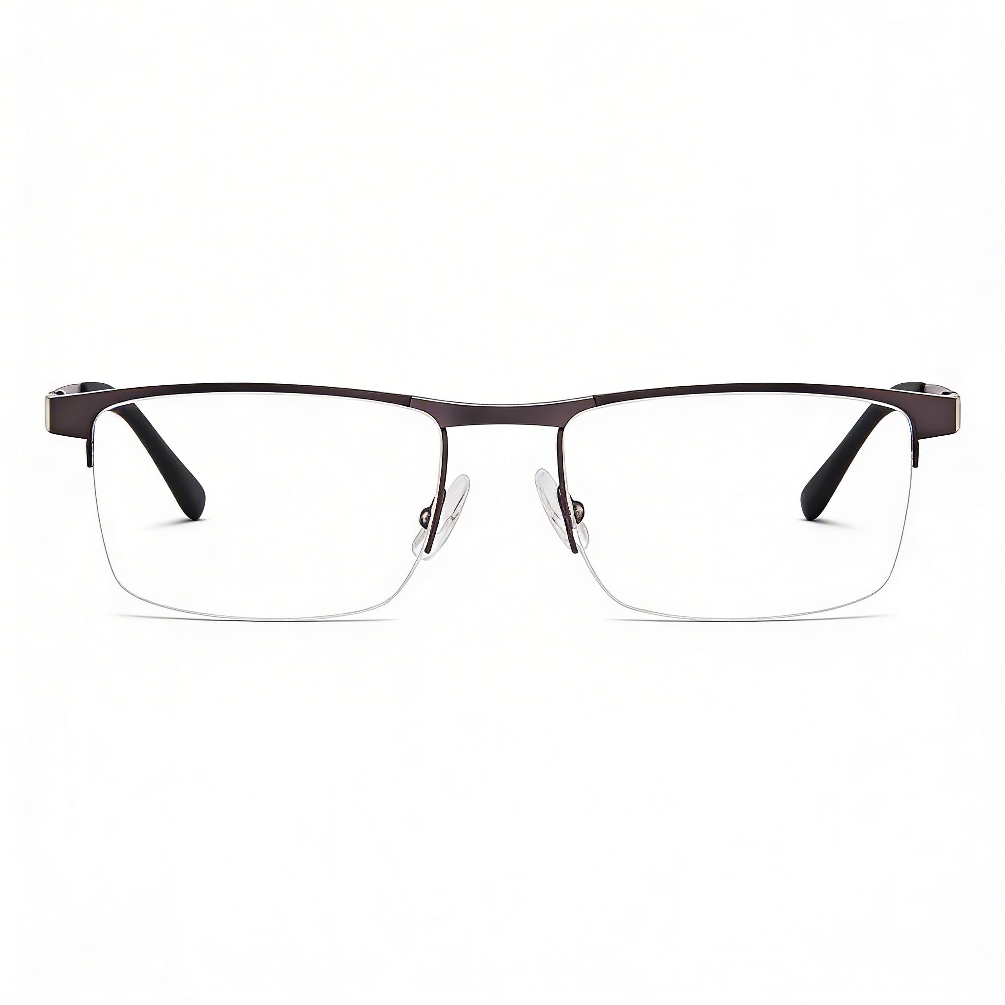 Chesterfield Ch 113xl Gafas ópticas de hombre con armazón de metal gris y lente de policarbonato, ancho de lente de 57 mm, Photo 2