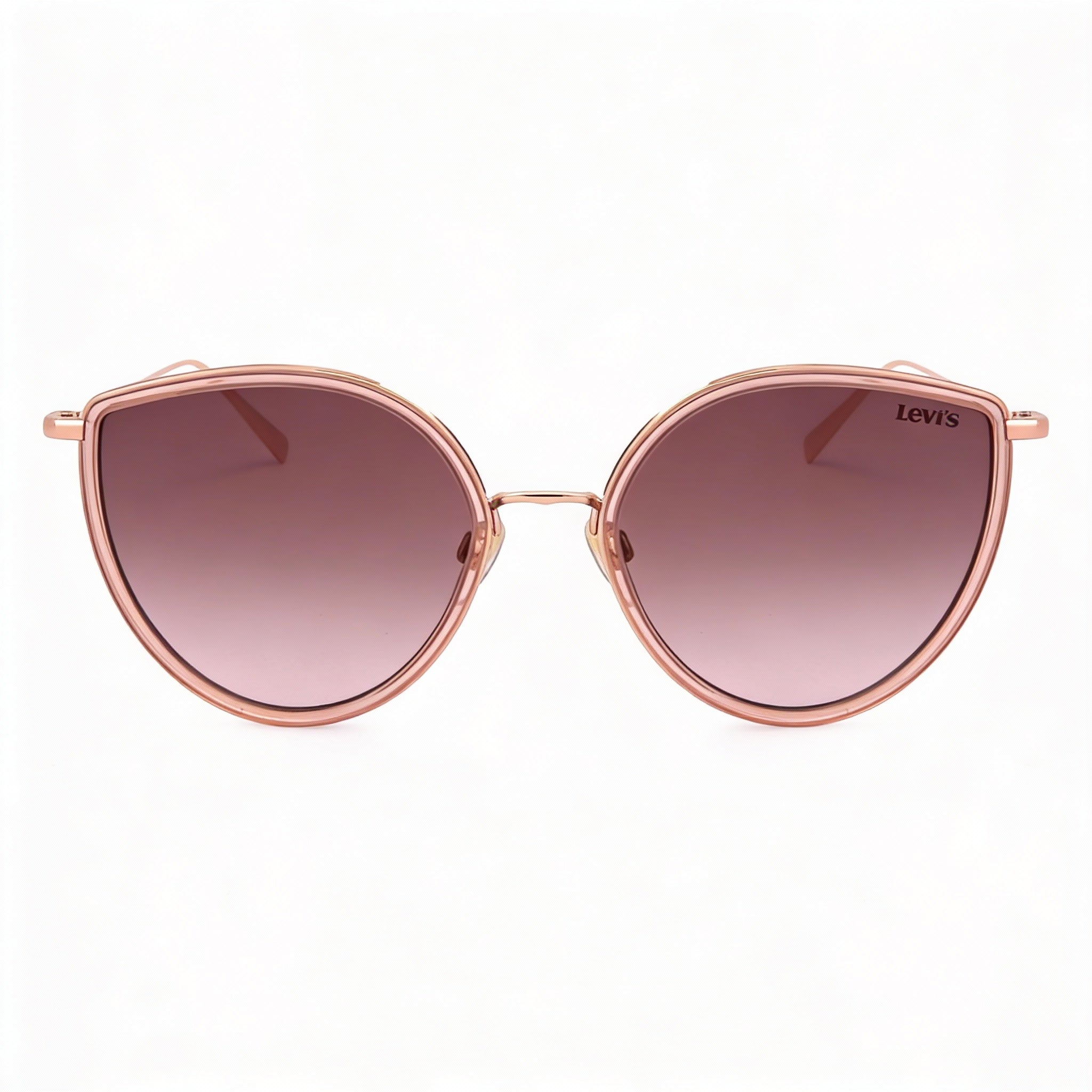 Gafas de sol Levi's Lv 5011/S de acero inoxidable rosa para mujer, lentes rosas de doble tono, protección UV, 56 mm, Photo 2