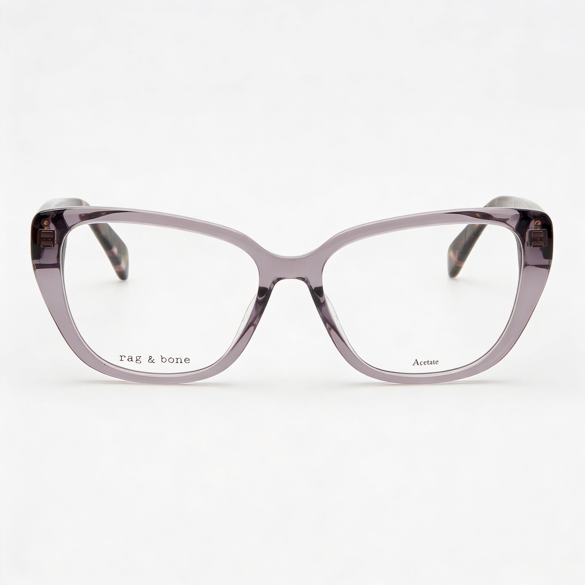 Rag & Bone Women's Modern Multicolored Acetate Non-polarised Grey Lens Sunglasses 54mm, Photo 2